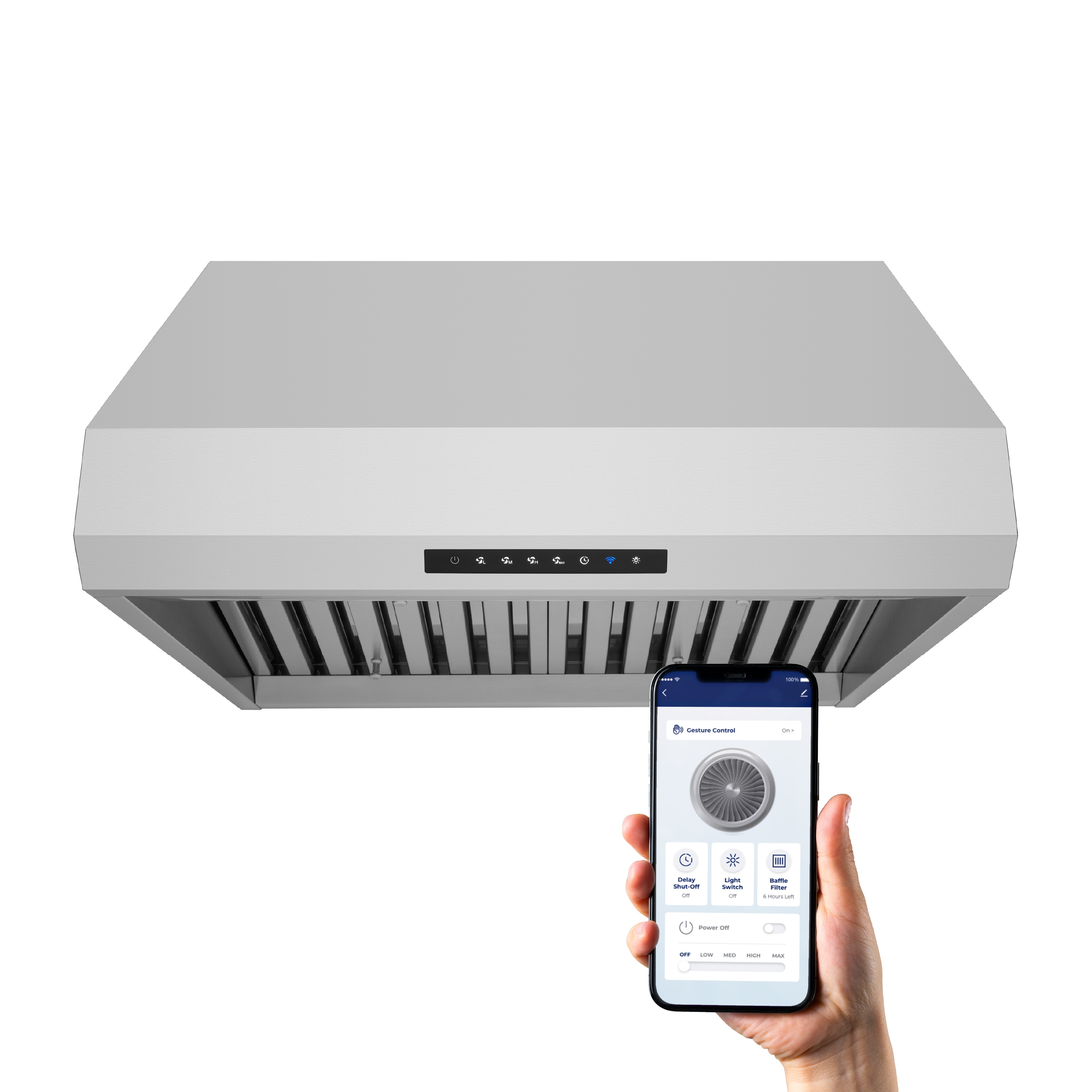 Hauslane PRO500SS-36 36 inch Ducted 1000-CFM Stainless Steel Under Cabinet Range Hood