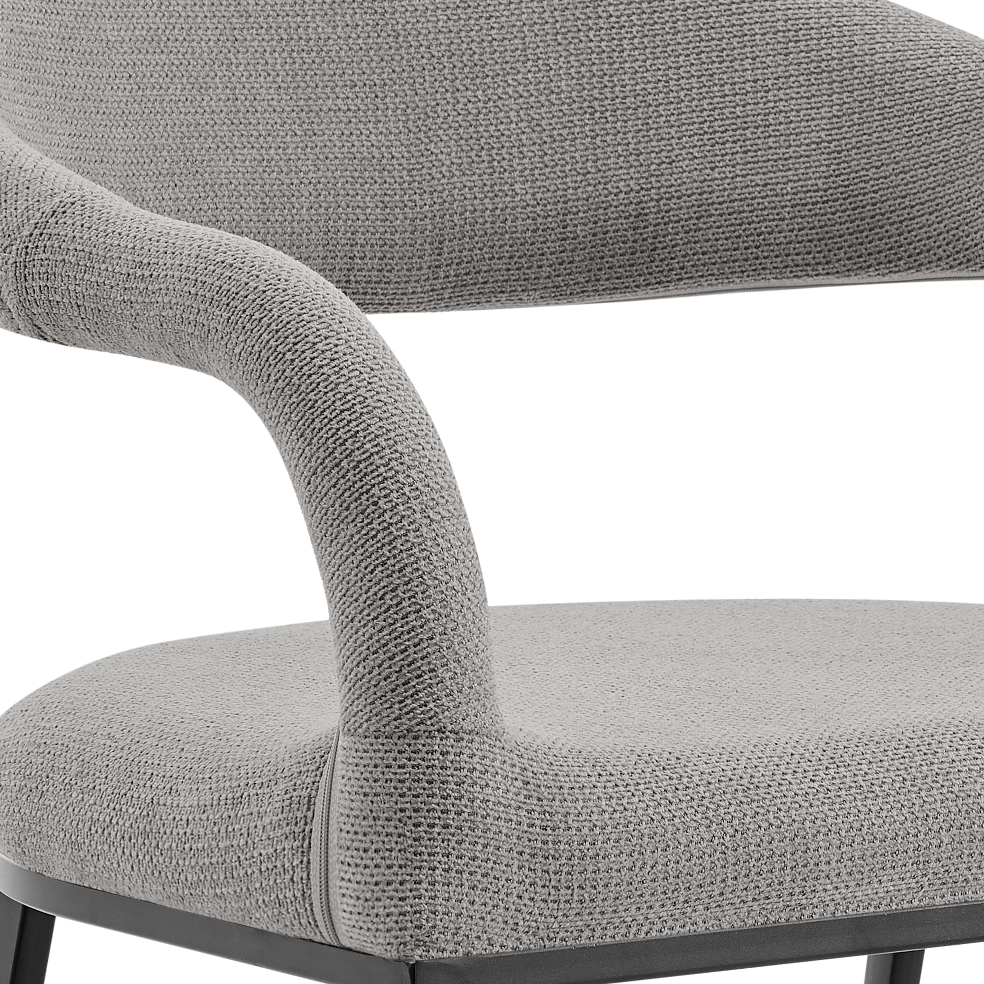 Armen Living LCMOSIBLKLGRY Dining-Chairs - View #7
