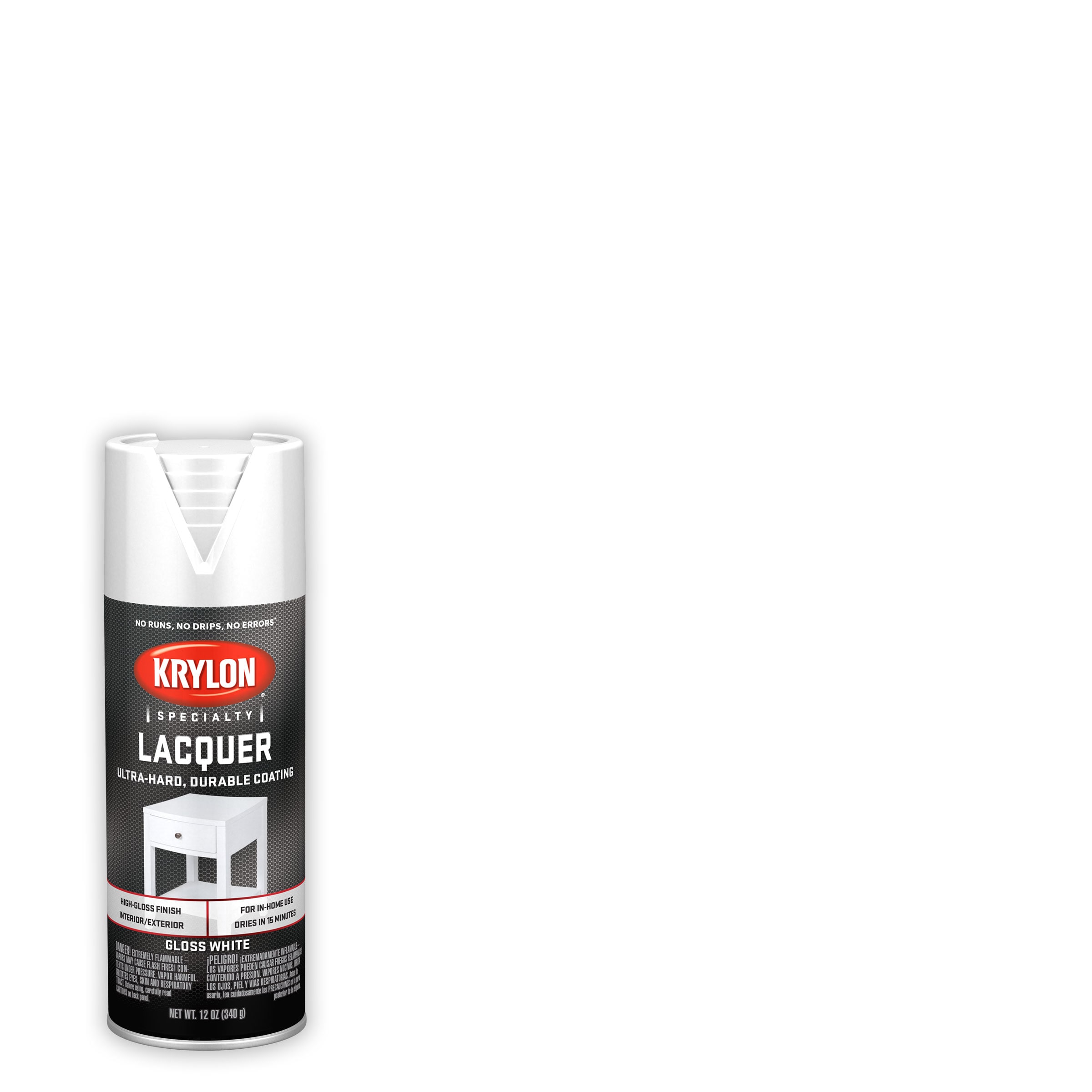 Krylon K07031777 Gloss White Spray paint ( NET WT. 12-oz )
