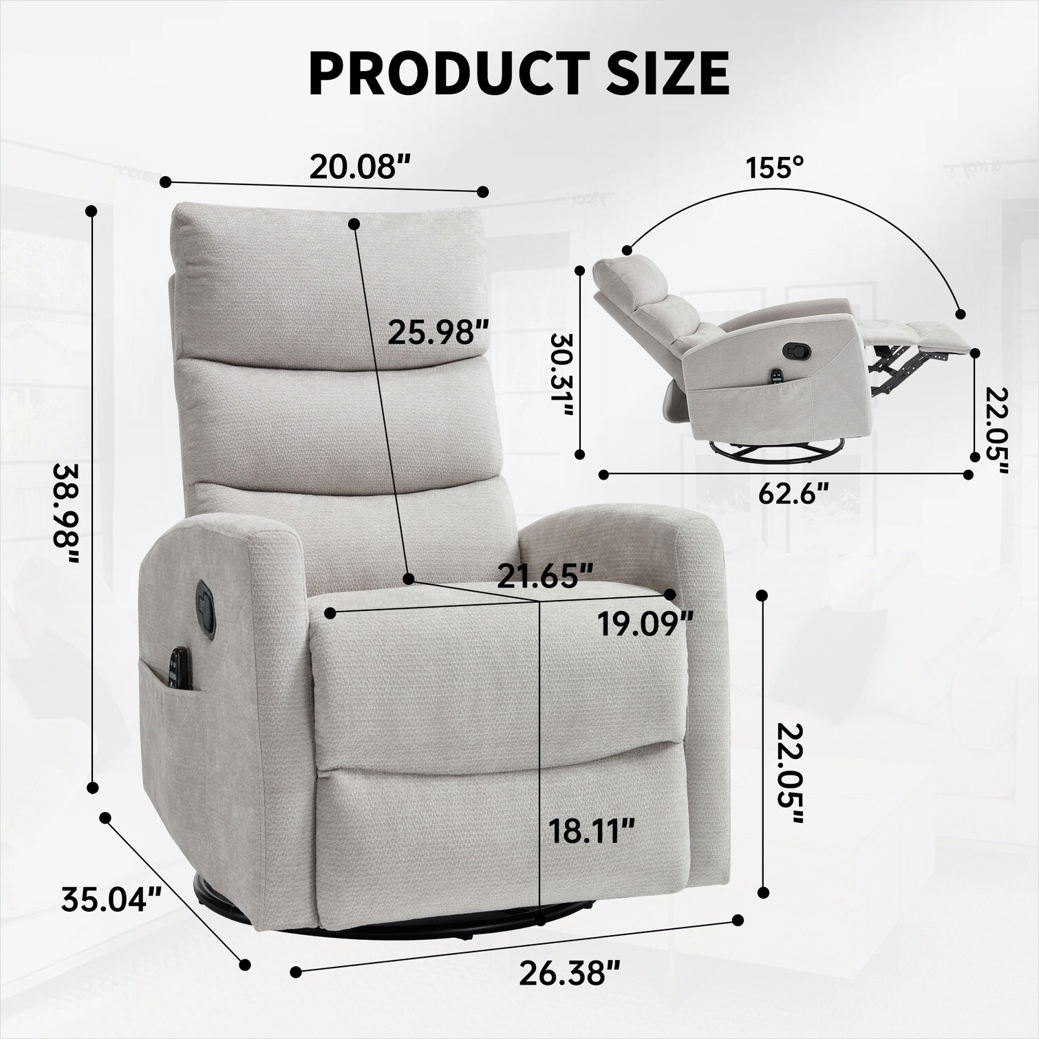 Naturefalls CX0ZIOILZV5X recliners - View #7