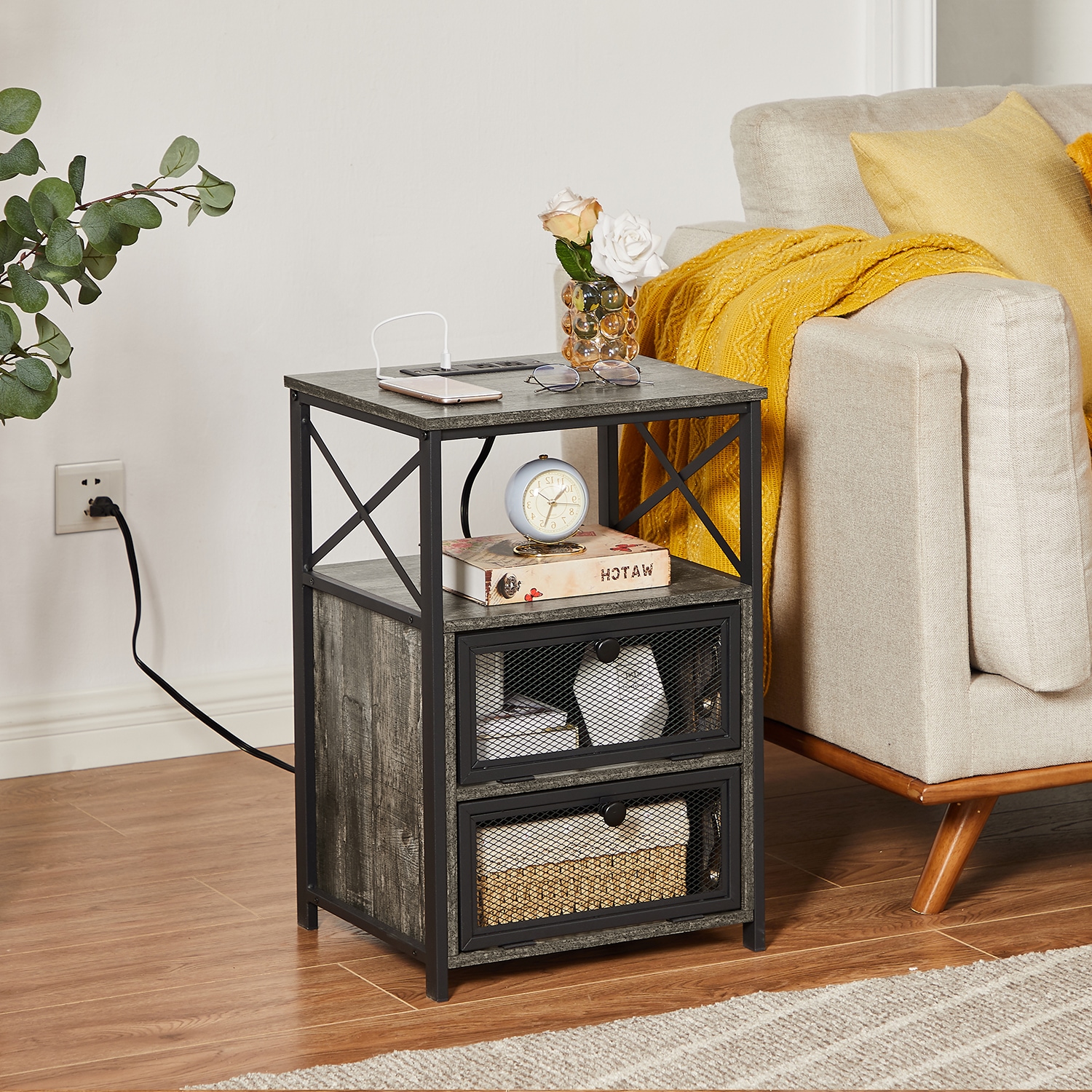 Vecelo LOE-XF-NS23-OS-A2 nightstands - View #8