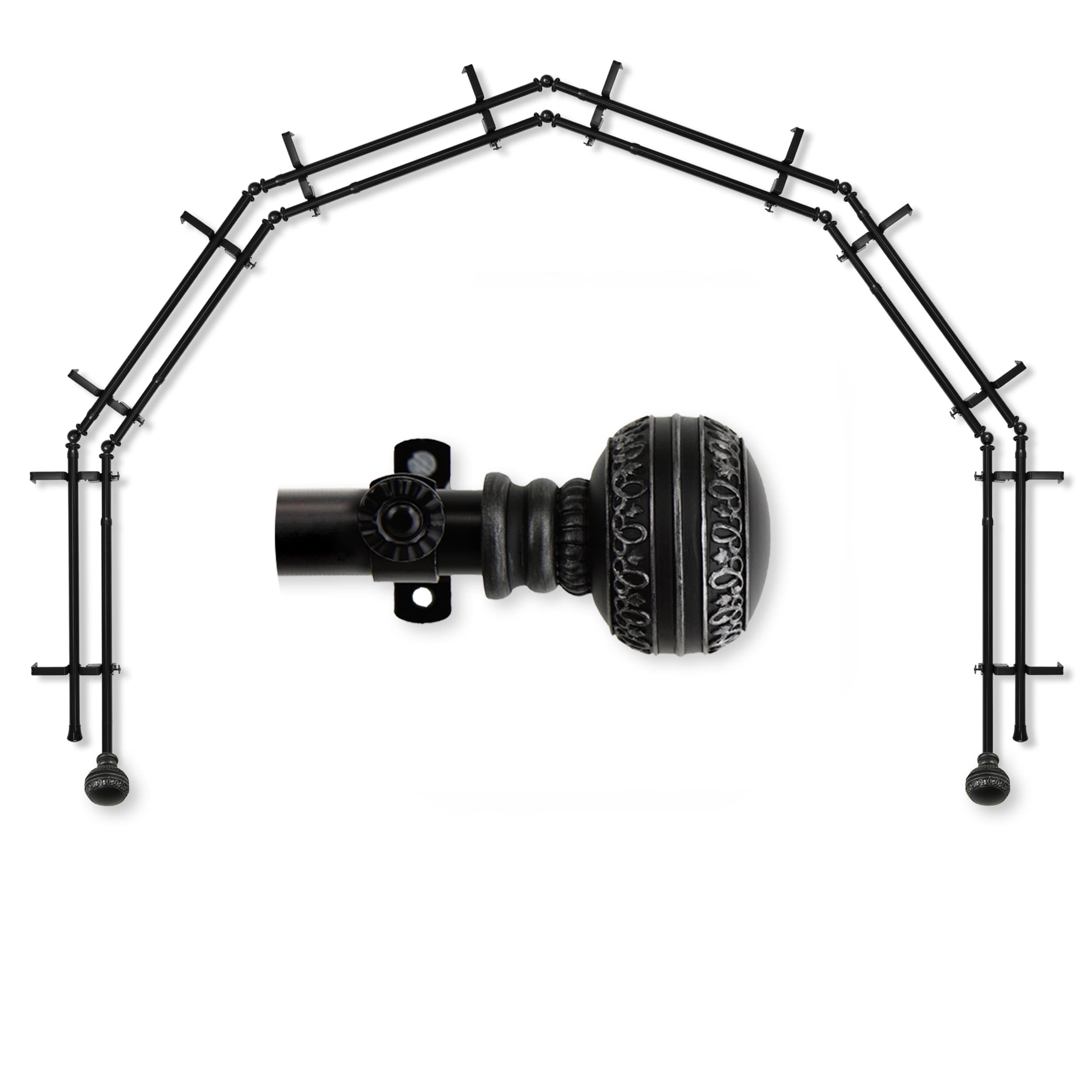 Hart & Harlow L-6BAY-02-2D Curtain-Rods - View #2