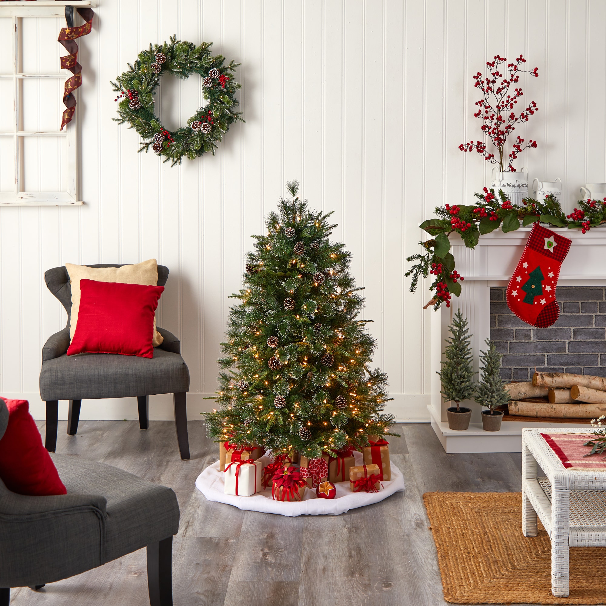 Nearly Natural T3043 Artificial-Christmas-Trees - View #10