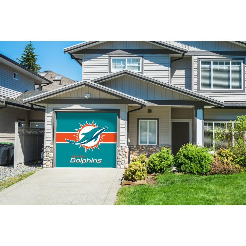 Imperial International Miami Dolphins 7-ft W x 8-ft H Miami