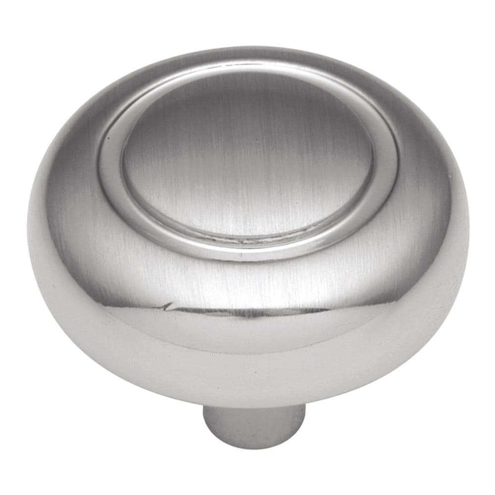 Hickory Hardware P209-SC Eclipse Satin Silver Cloud Mushroom Transitional Cabinet Knob
