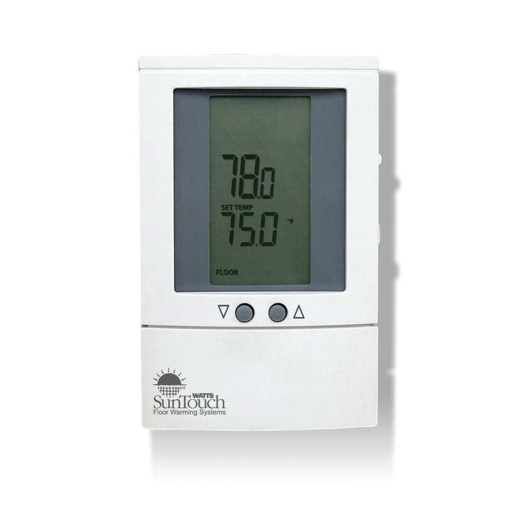 Watts Suntouch Dual Voltage Radiant St Control Programmable Thermostat At Lowes Com