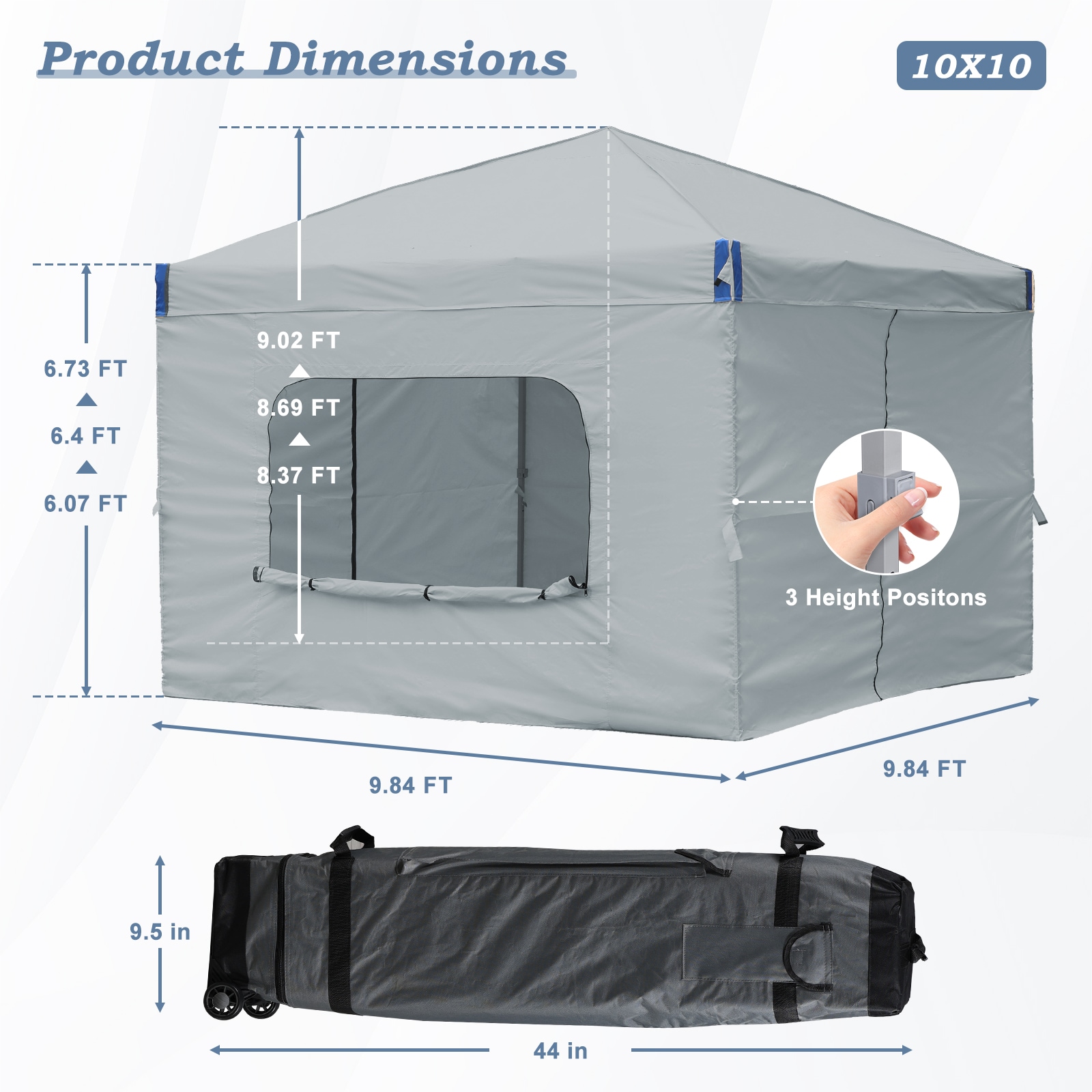 Aoodor A241-PGYDR Canopies-Sl - View #2
