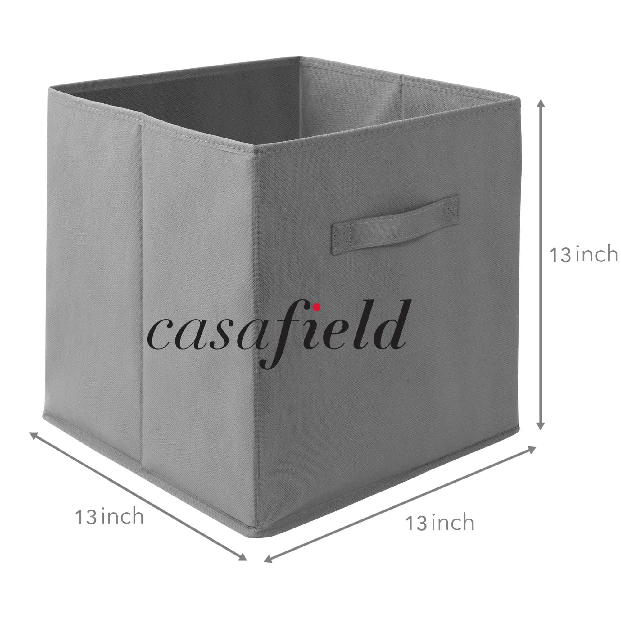 Casafield HOM-STO-13CC-GRY Laminate-Storage-Cubes - View #7
