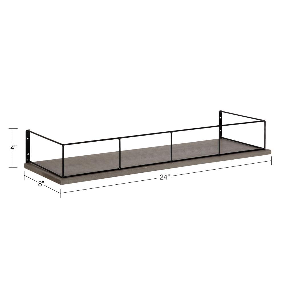 Kate and Laurel 216510 Wall-Mounted-Shelving - View #2