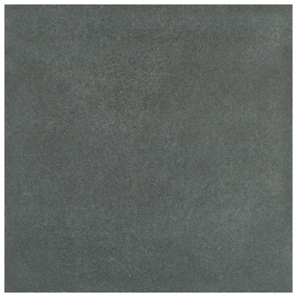 Affinity Tile S1FRC8TWEB Sample- Twenties Black 8-in x 8-in Matte Ceramic Floor and Wall Tile