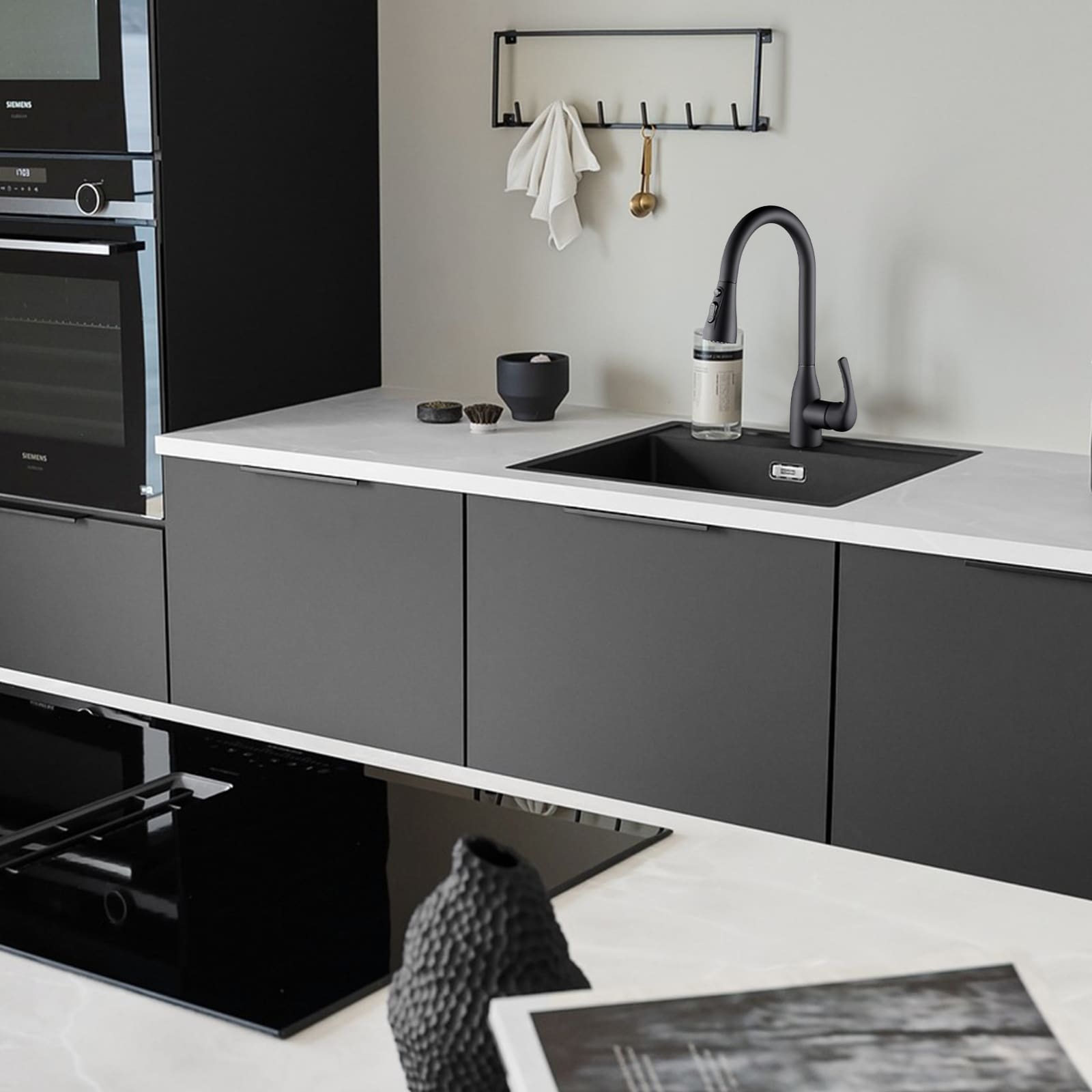 Cobbe LSKFC0103MB Kitchen-Faucets - View #3