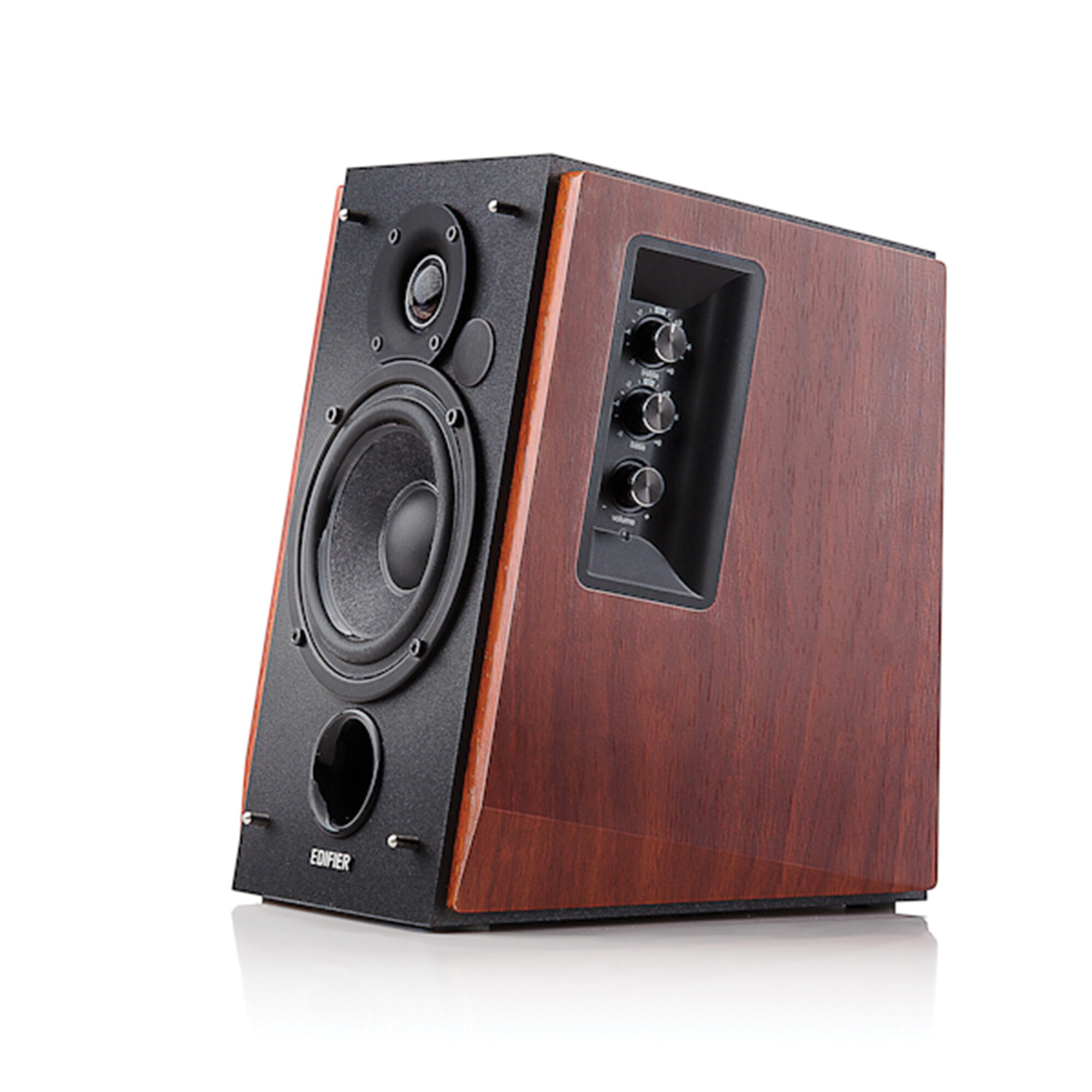 Edifier 27-in 80-Watt Set of 2 Indoor Bookshelf Speaker in the Speakers  department at