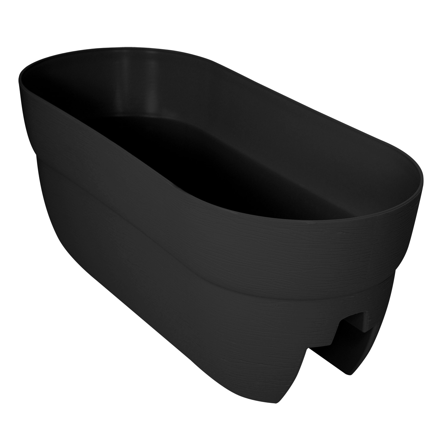 EMSCO GROUP 2440W-1 9.5-in W x 23.75-in L x 10.5-in H Elevated Charcoal Resin Raised Garden Bed