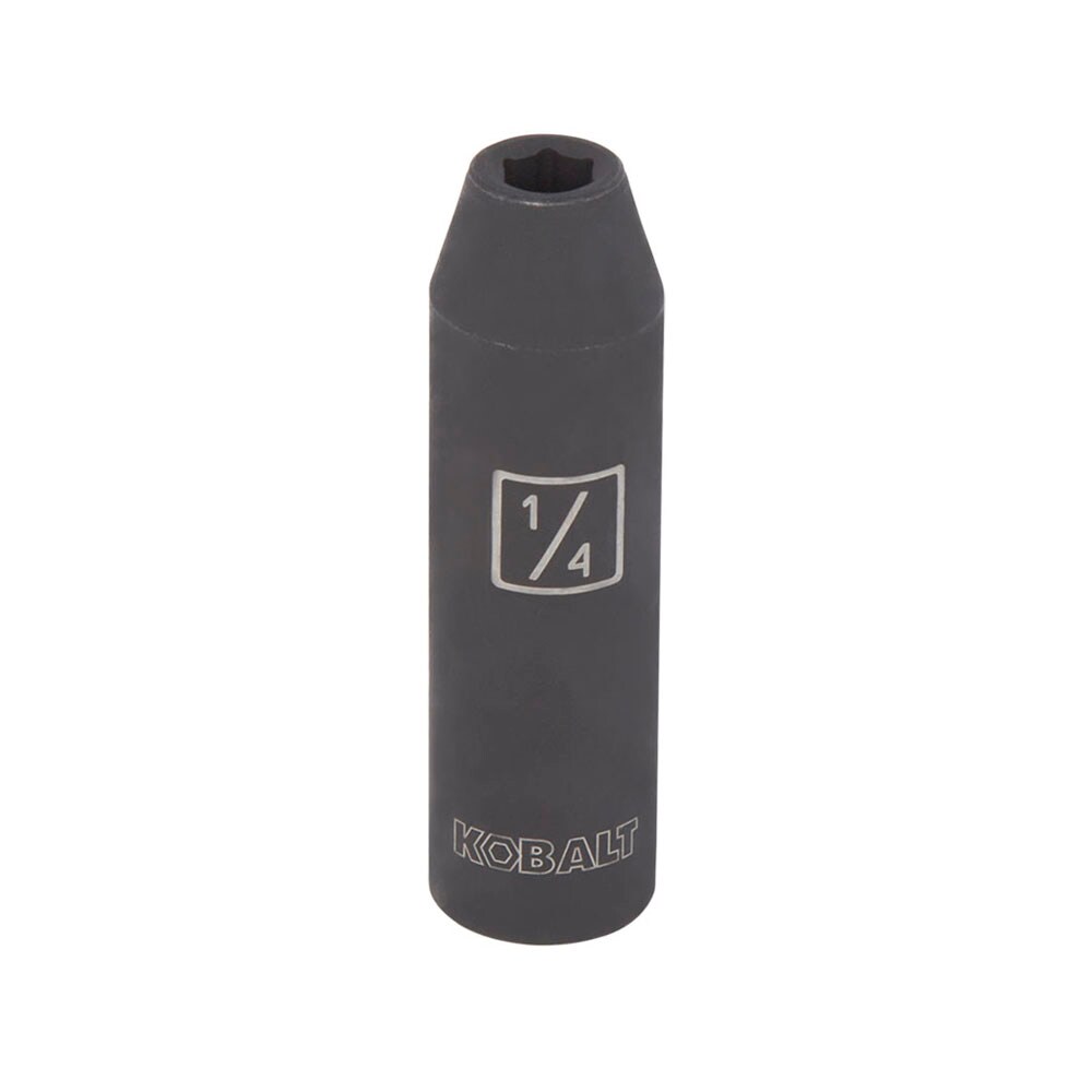 Kobalt 80772 Standard (SAE) 3/8-in Drive 1/4-in 6-point Impact Socket Individual