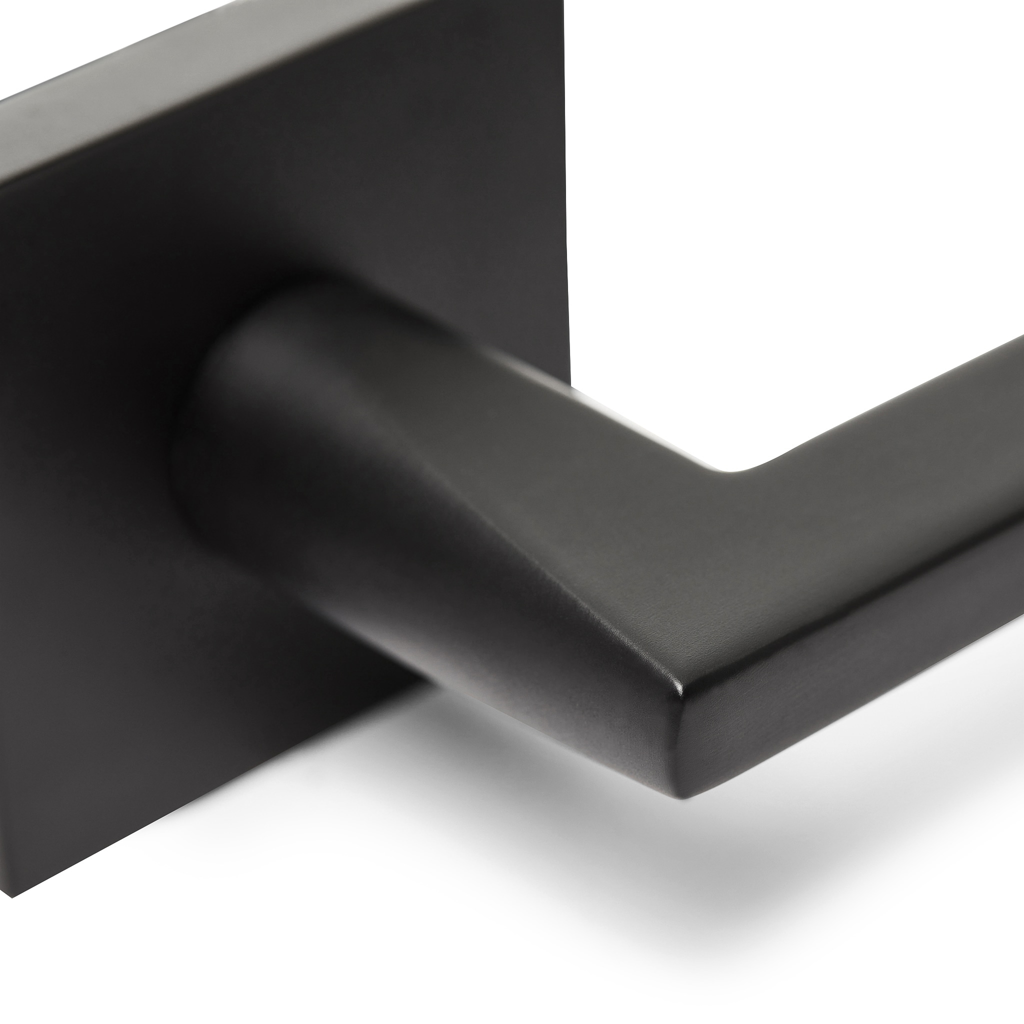 EXPLORE HARDWARE PARISSD Black Interior/Exterior Bed/Bath Hall/Closet Dummy door knob Single pack