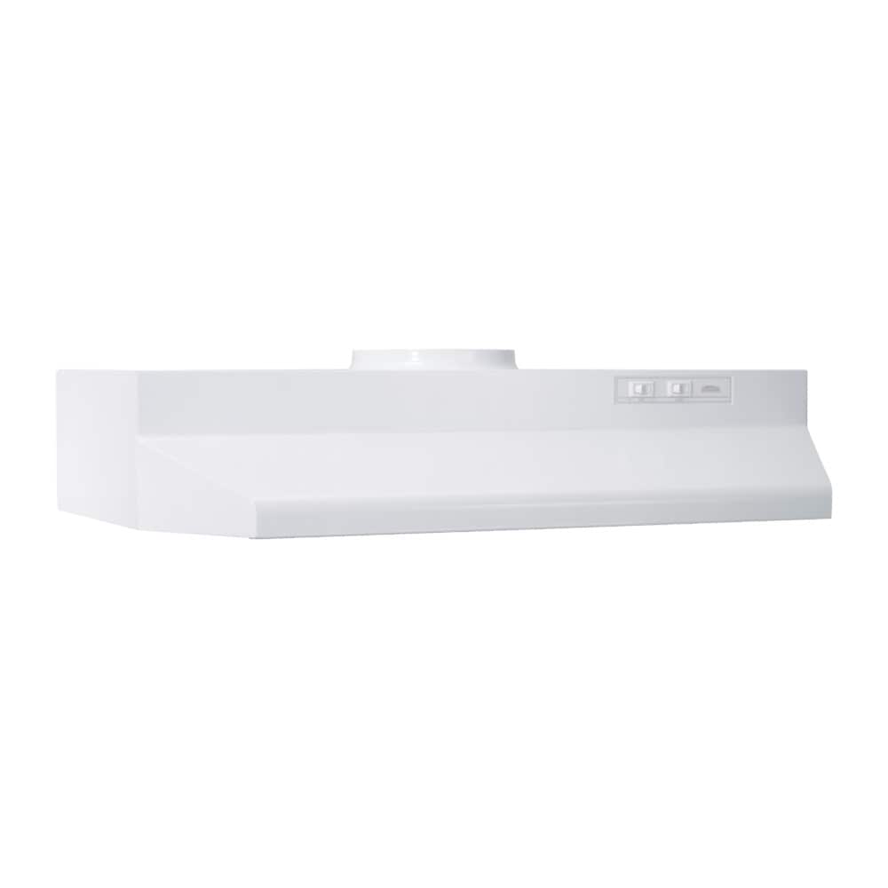 Broan 42000 Series 30 in Under Cabinet Range Hood with Light in White 