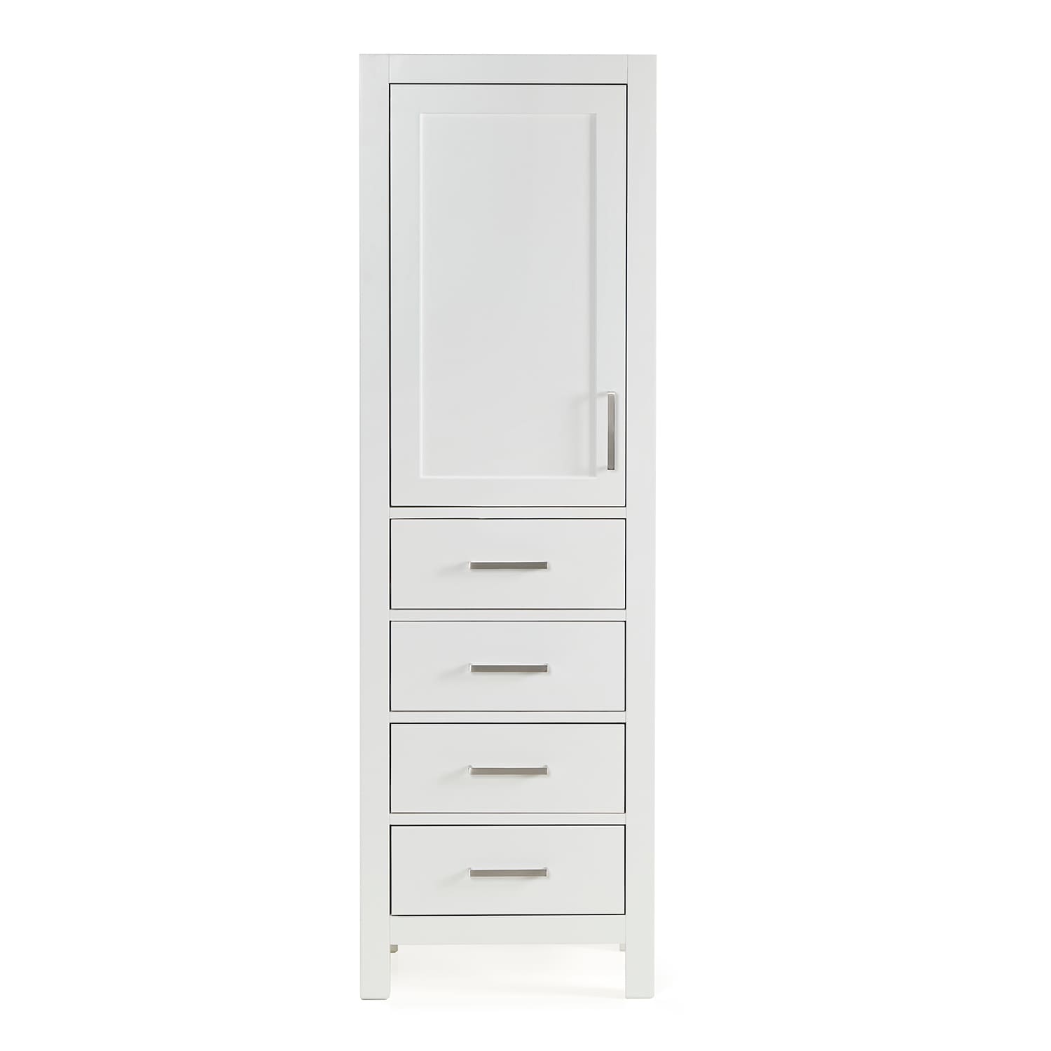 ARIEL A2065-LC-WHT Cambridge 20-in x 65-in x 16-in White Wood Freestanding Soft Close Linen Cabinet