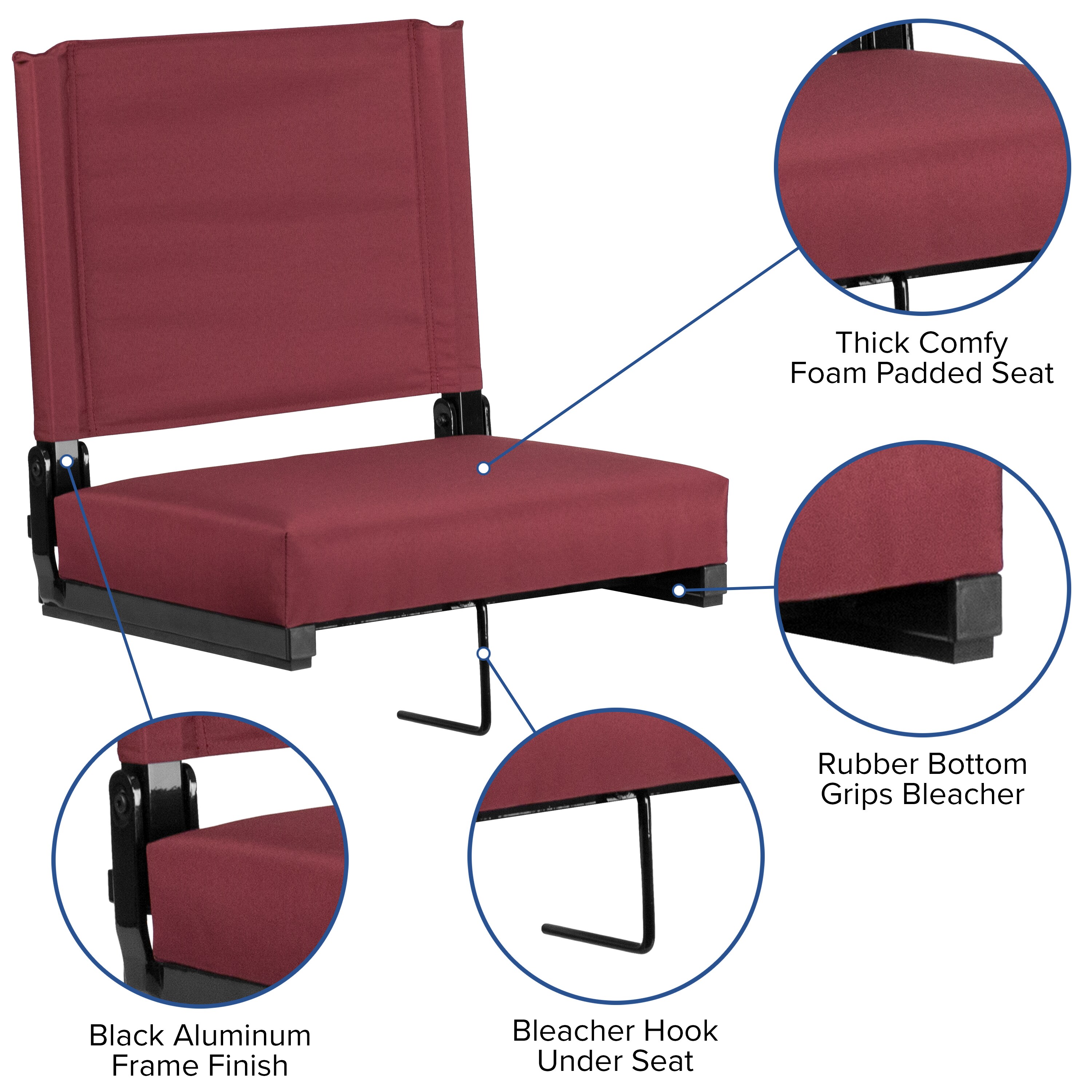 Emma + Oliver 889142728696 Bleacher-Cushions - View #9