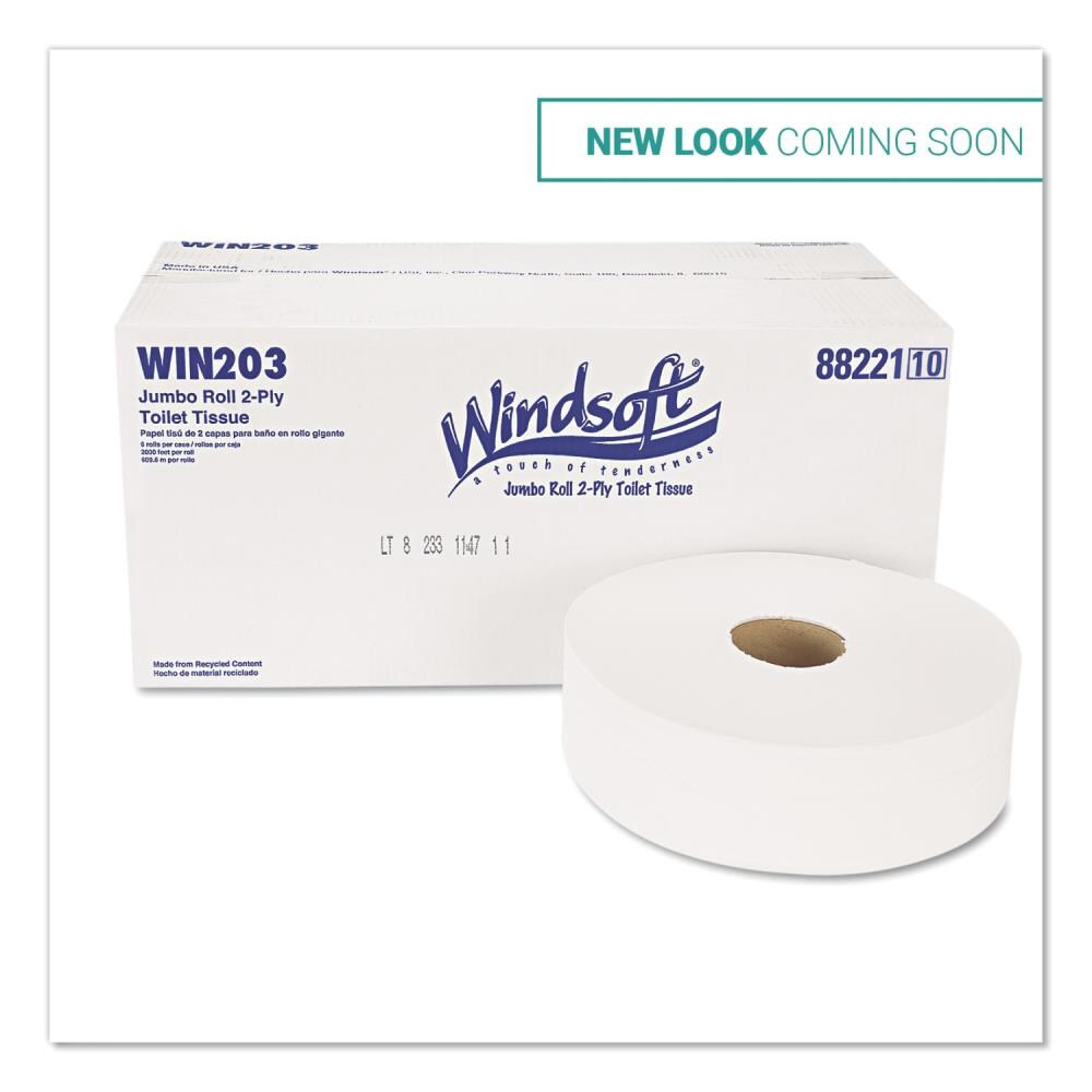 Windsoft 6-Pack 2-ply Toilet Paper in the Toilet Paper department at ...