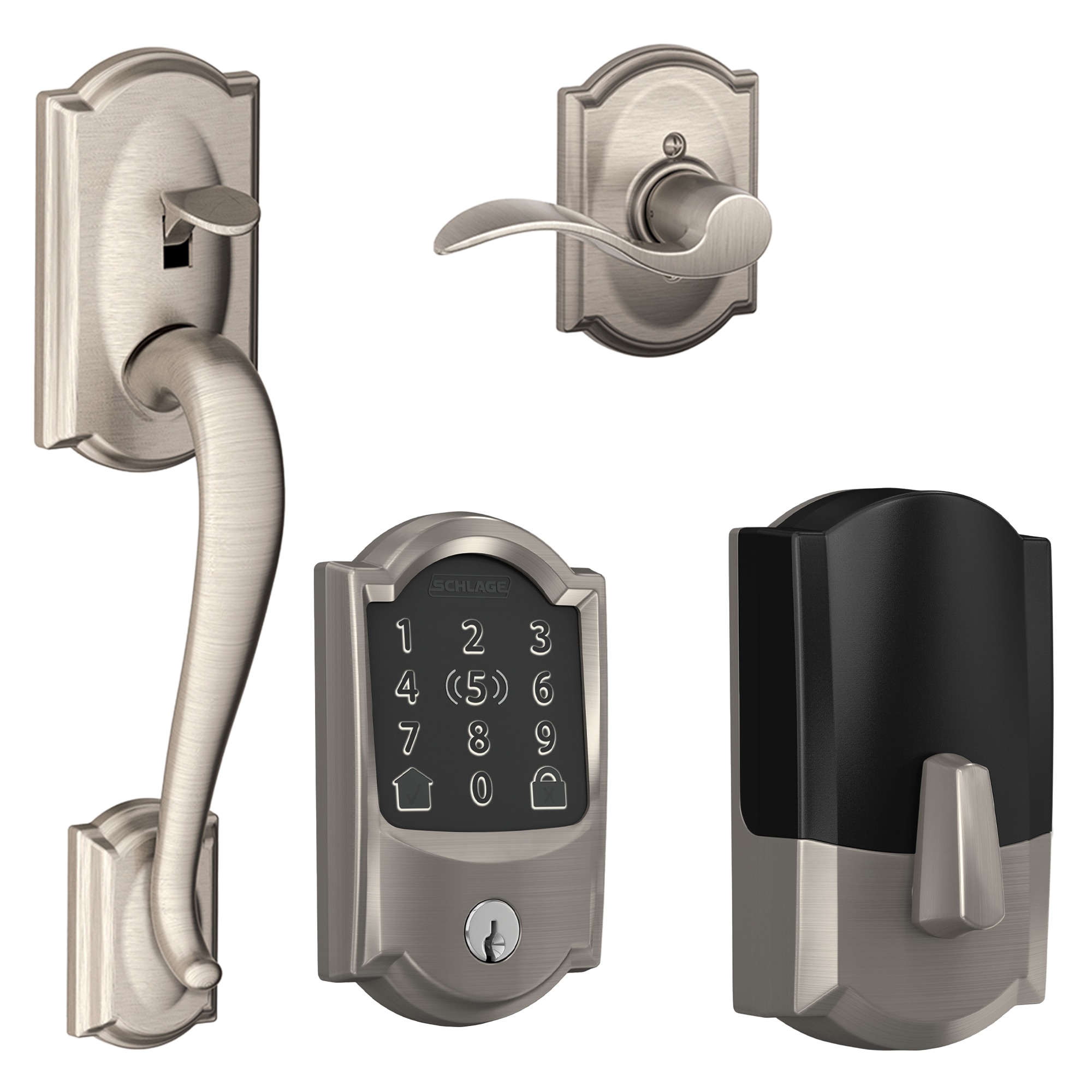 Shop Schlage Encode Plus Century Satin Nickel Smart Home Lock