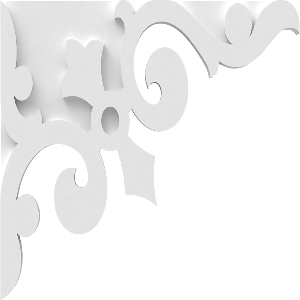 Ekena Millwork CORP01X22X22WH corbels - View #3