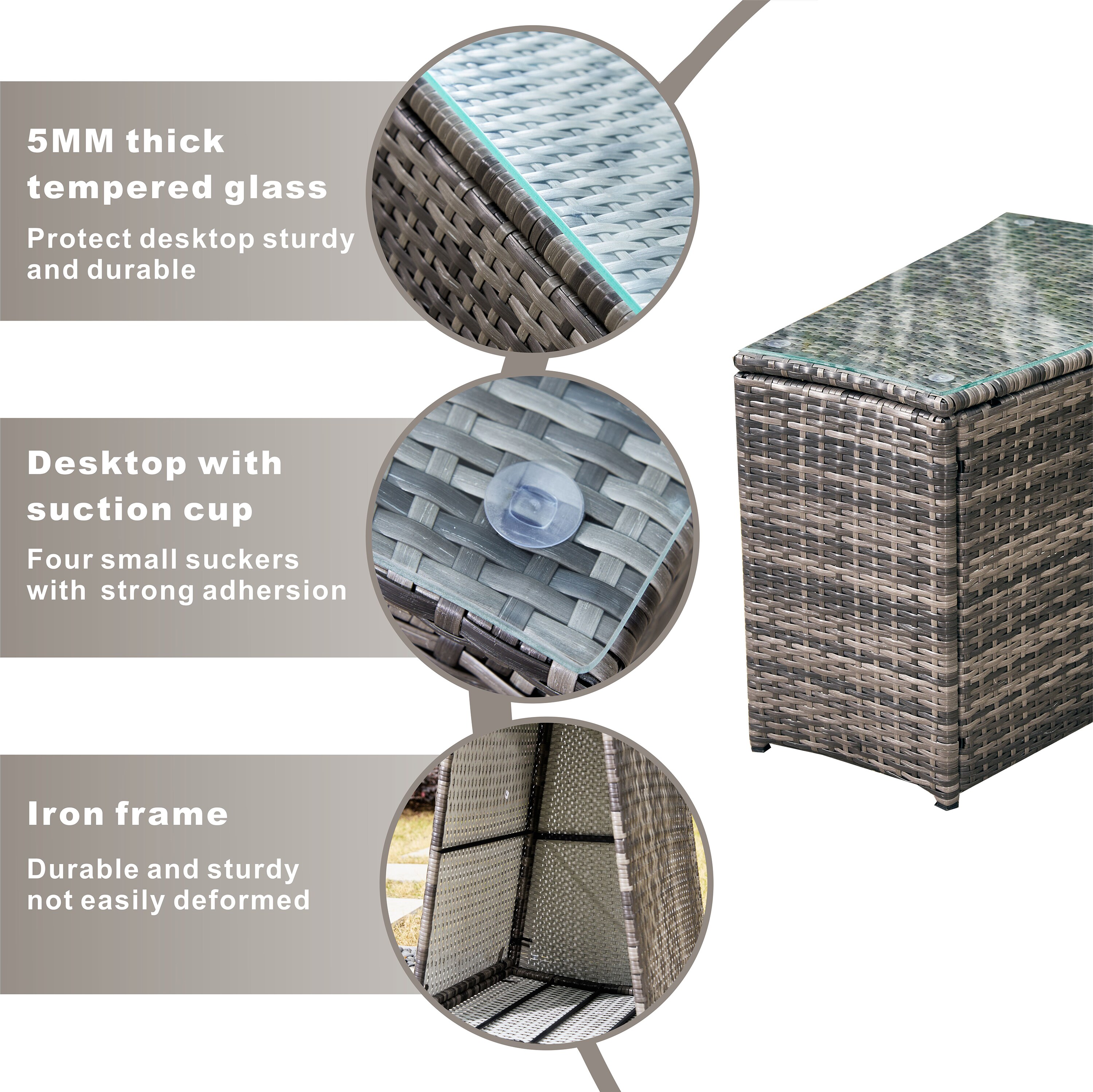 Moda Furnishings G3R-1205B-3234-GR Patio-Conversation-Sets - View #10