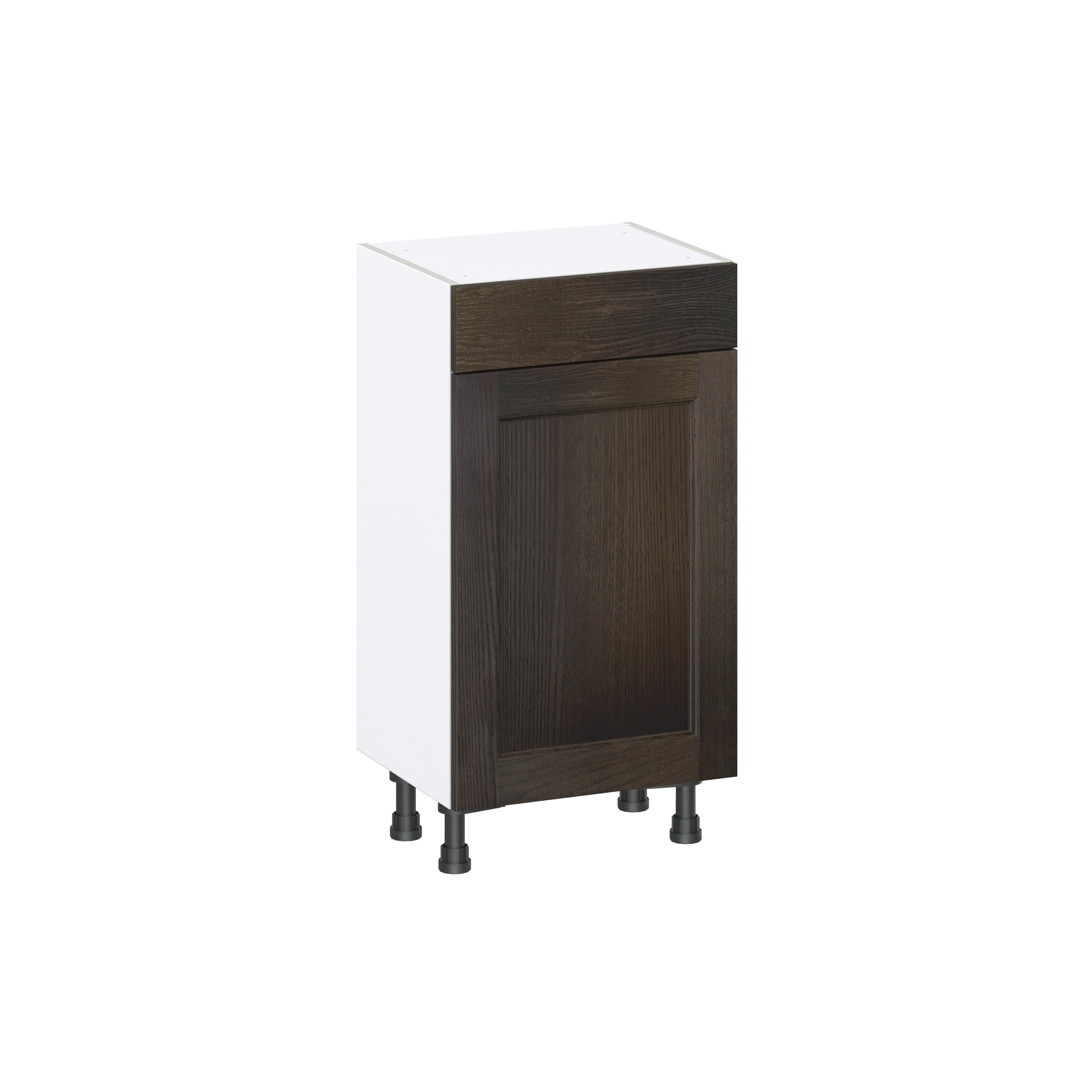Hugo&Borg Montclaire 18-in W x 34.5-in H x 14-in D Wood 6-Drawer Base Fully Assembled Cabinet (Recessed Panel Style)