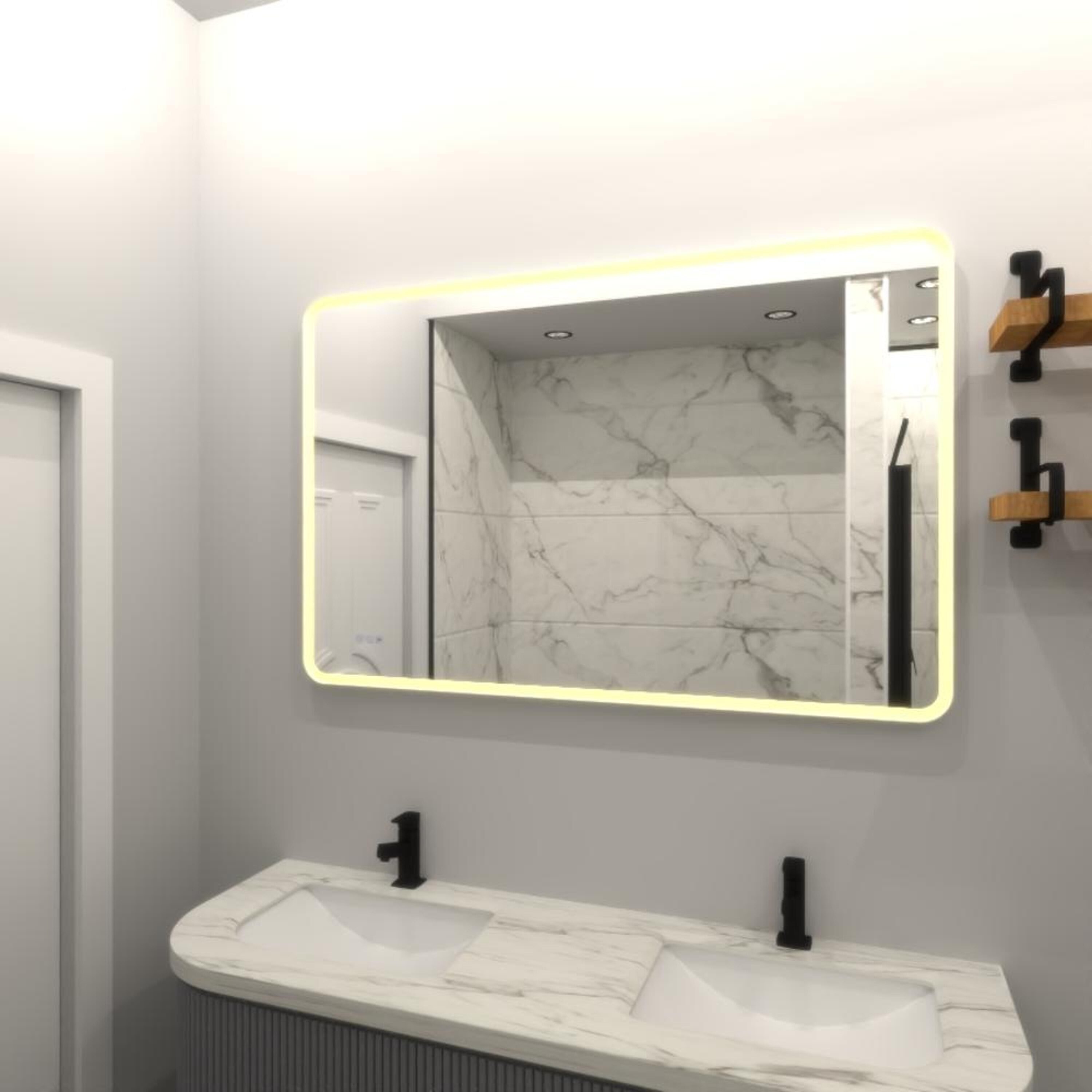 Bayfeve BF-195775-MIR Framed-Bath-Mirrors - View #11