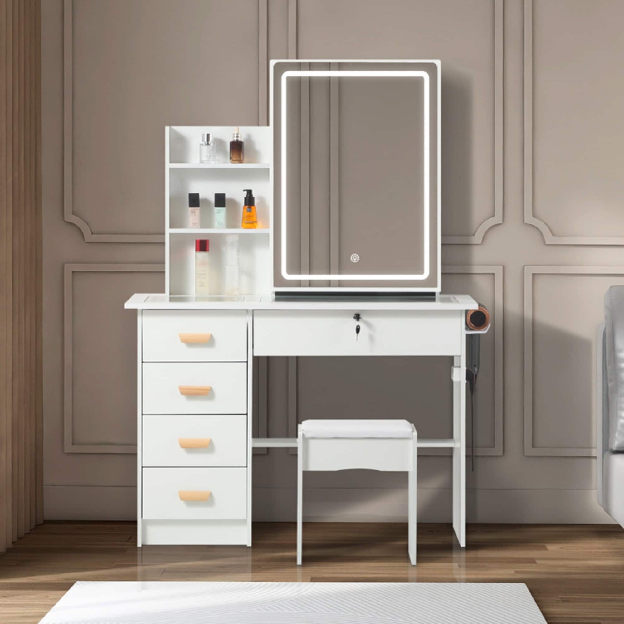 Dexmalle W2026P306632 Smart Mirror Dressing Table with Storage