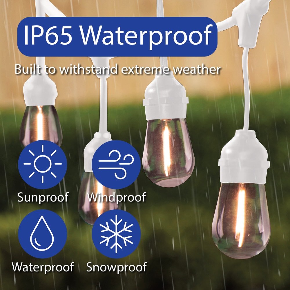 Harbor Breeze SLL12WH Patio-String-Lights - View #7