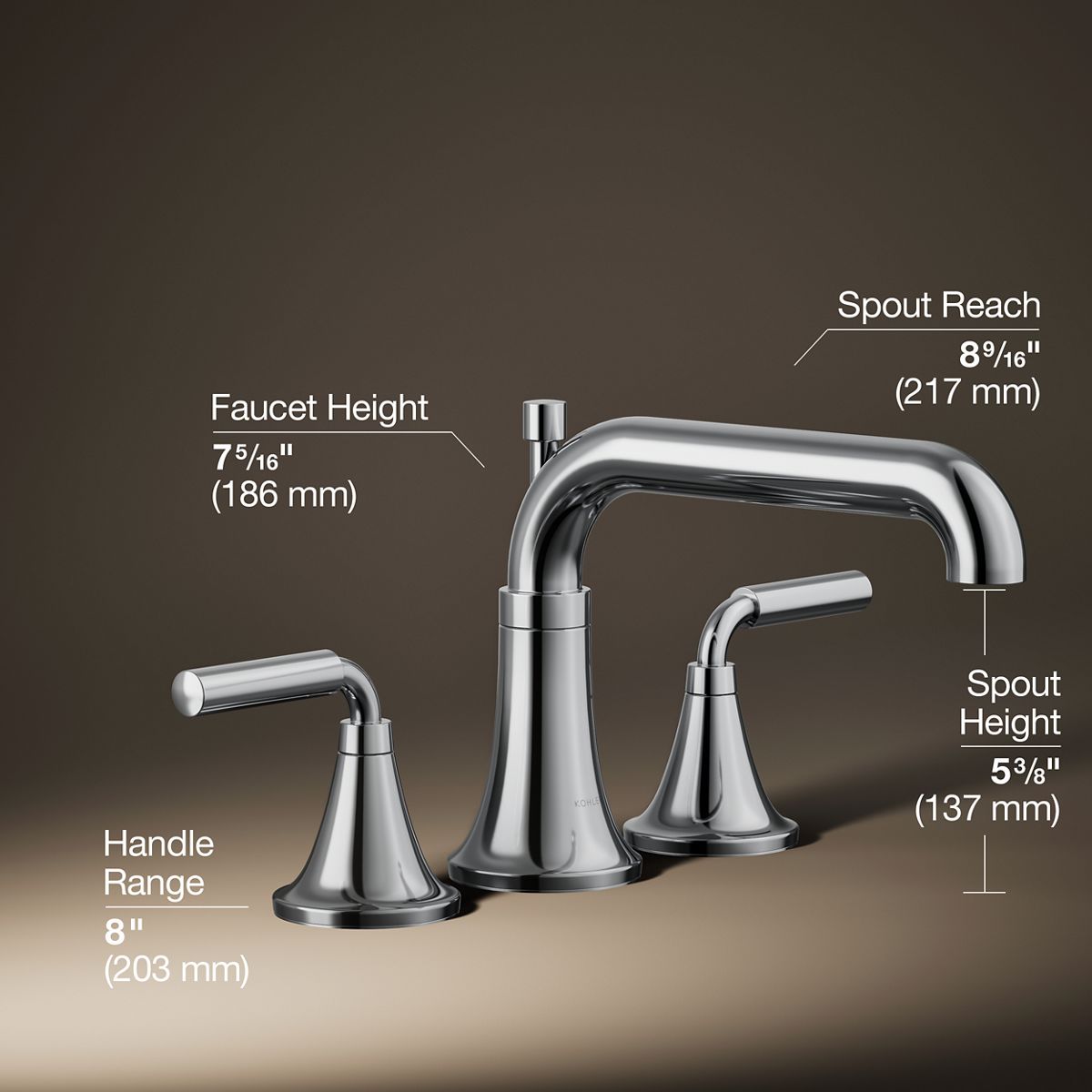KOHLER T26440-4-CP Roman-Tub-Faucets - View #3