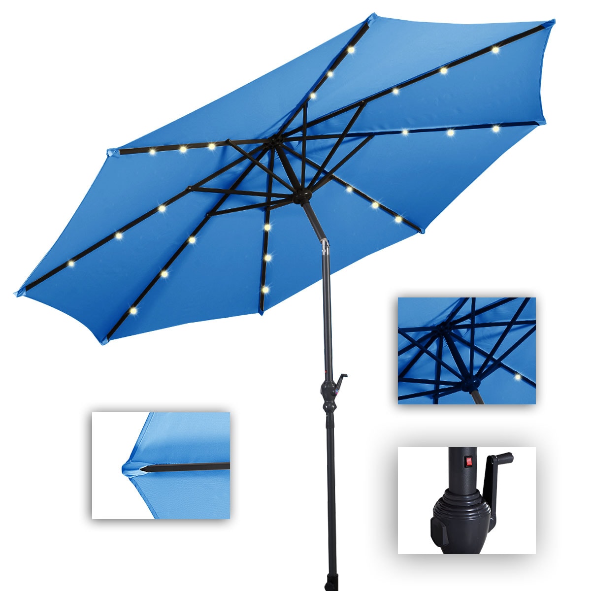 Costway OP2805BL Umbrellas-2 - View #6
