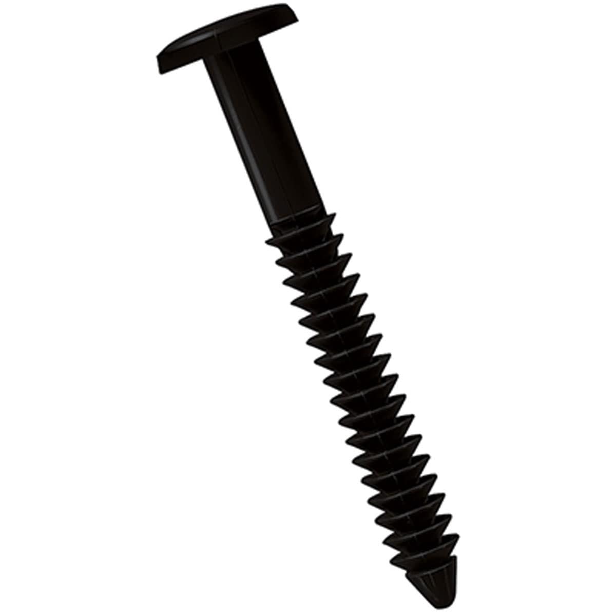 Ekena Millwork LVSL0012BL 12 -Pack Fasteners for Exterior Shutters