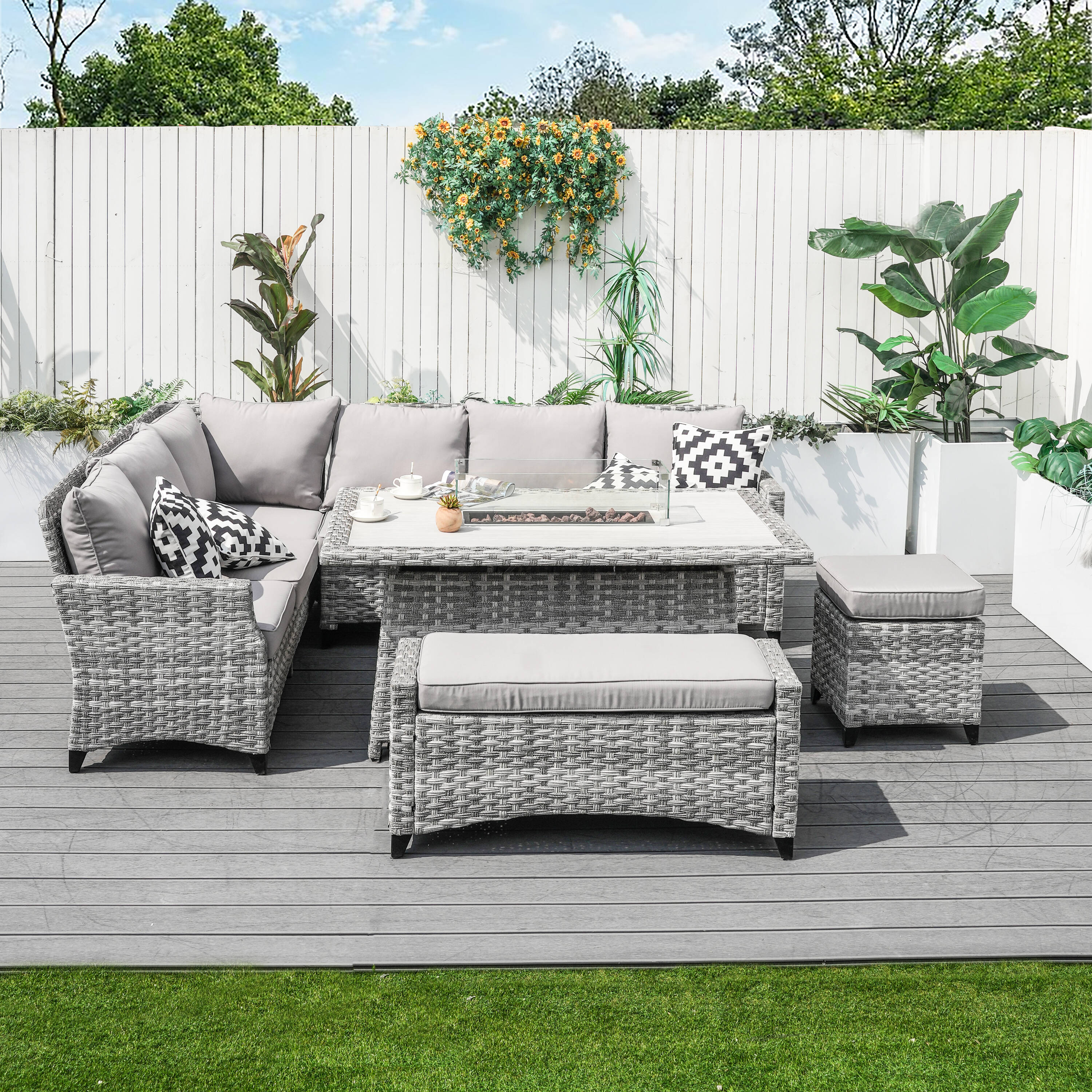 Direct Wicker DWF-2001-G Patio-Conversation-Sets - View #5