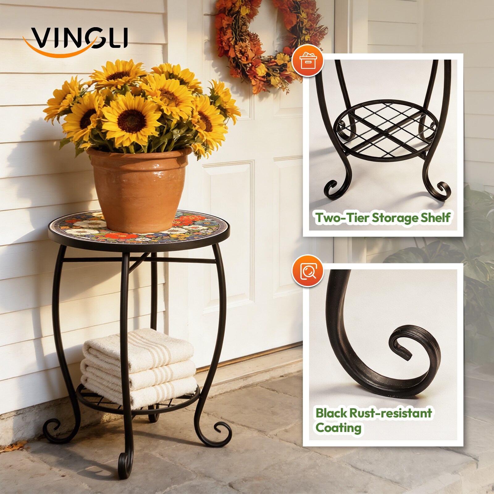 VINGLI LW-G56002074 Patio-Tables - View #3
