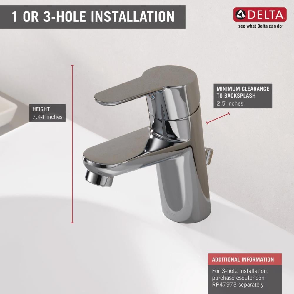 Delta 573LF-HGM-PP Lavatory-Faucets - View #3
