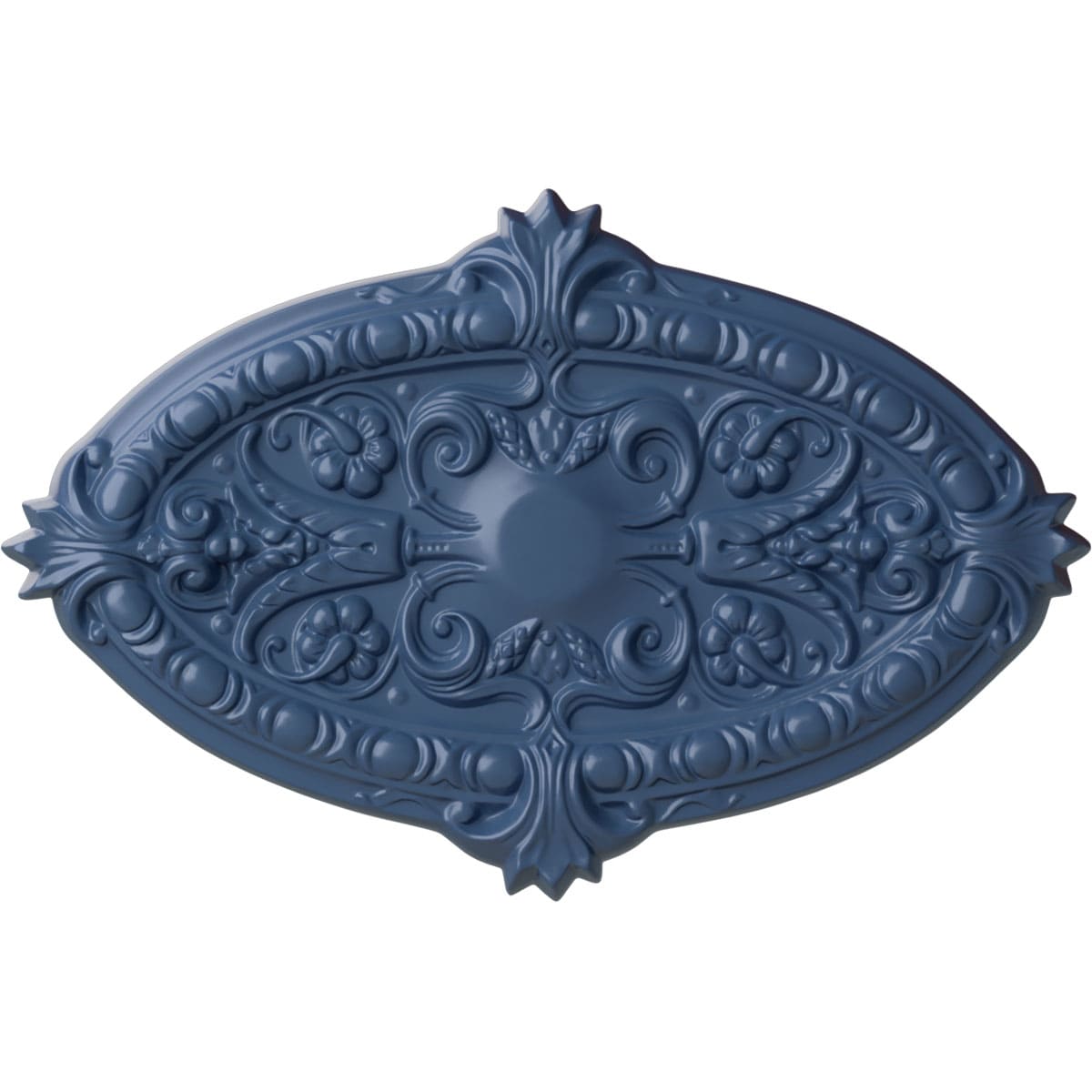 Ekena Millwork CM26MRAMF Marcella 17.25-in W x 26.75-in L Painted Americana Polyurethane Whole Ceiling Medallion
