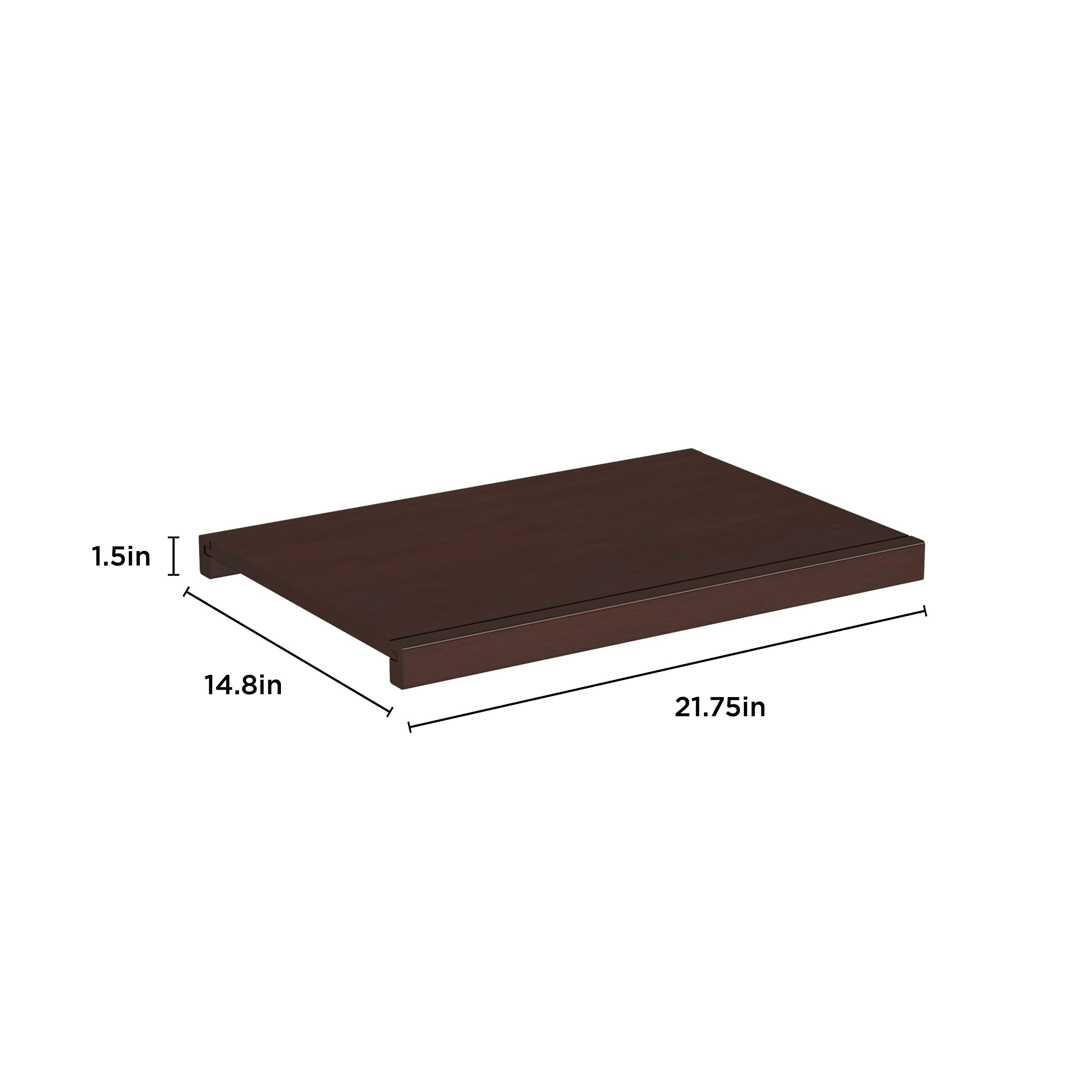 allen + roth LWSSS1621-1J Wood-Closet-Shelves - View #5