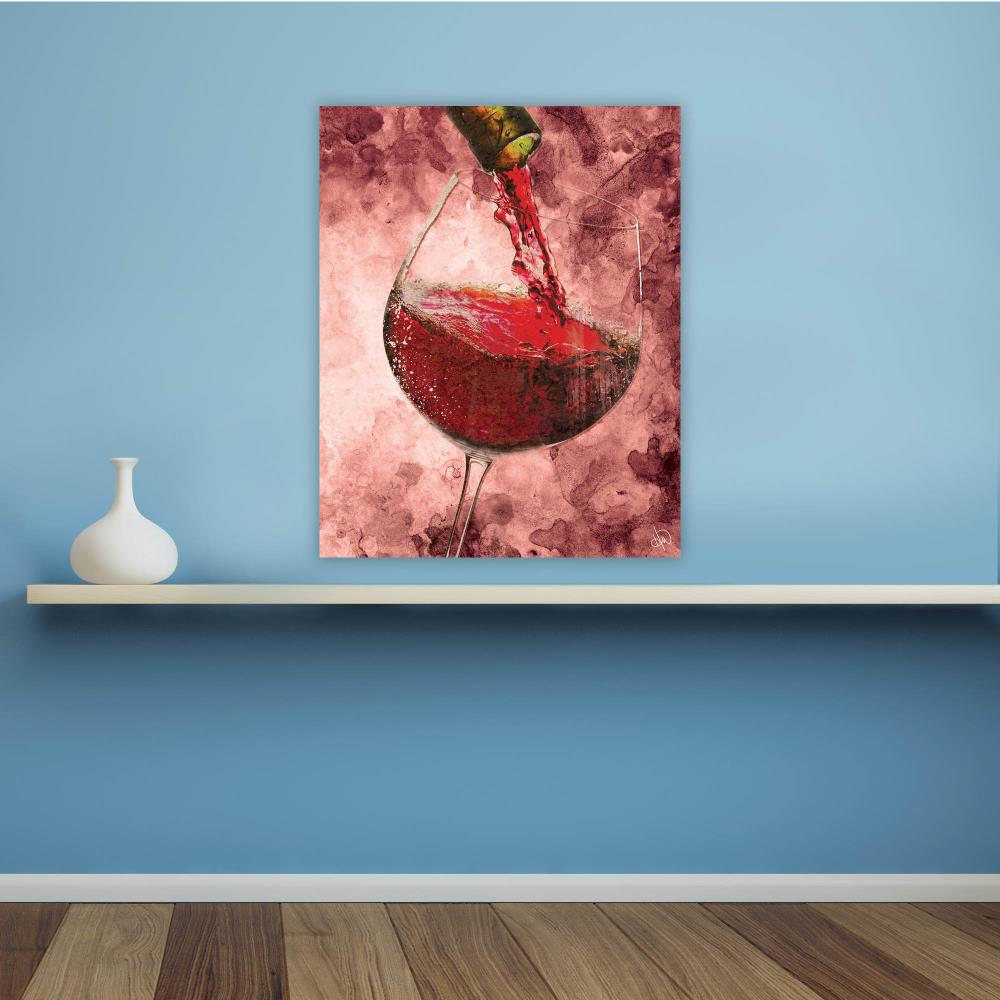 Creative Gallery Have Some Wine 20 In H X 16 In W Kitchen Print On   11978041 