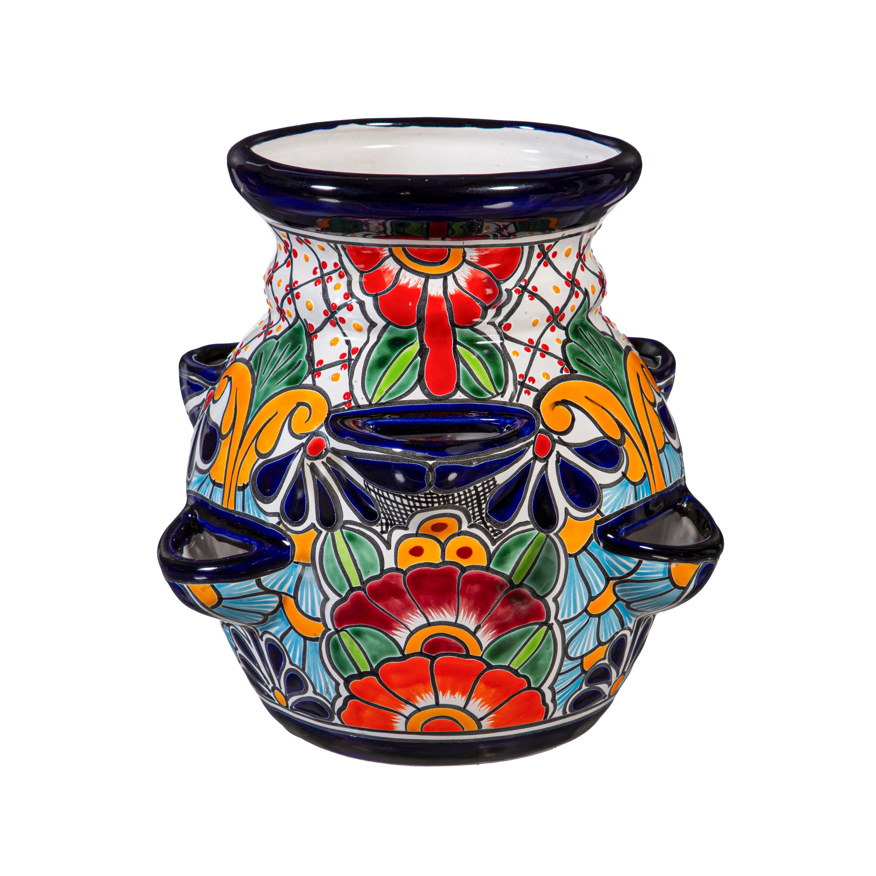 Style Selections ZLW84G2458 Urn 10.0-in W Small Multiple colors/finishes Clay Indoor/Outdoor Planter with Drainage Holes