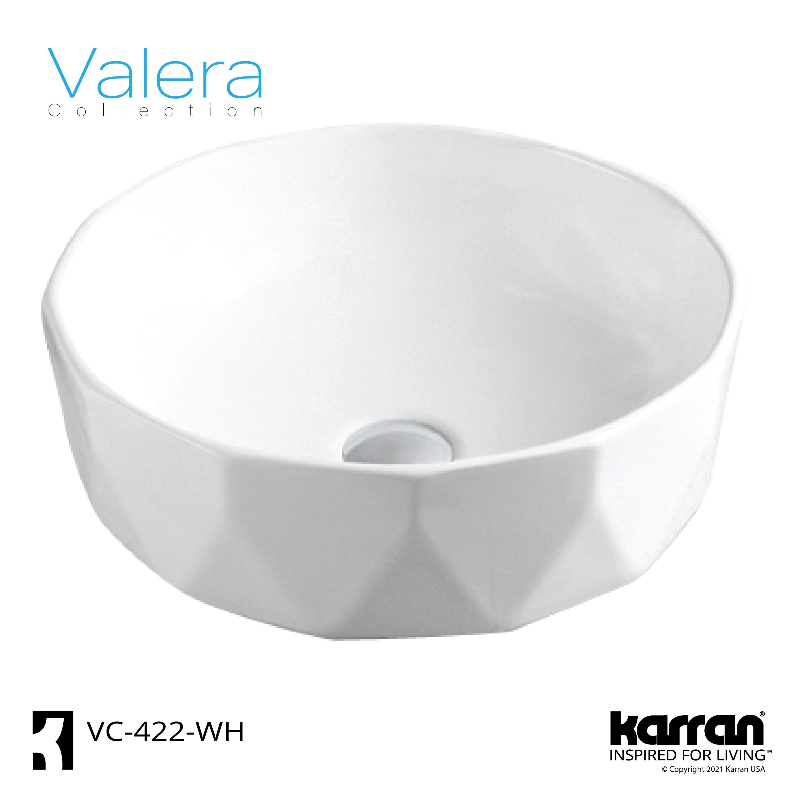 Karran VC-422-WH Bath-Sink - View #2