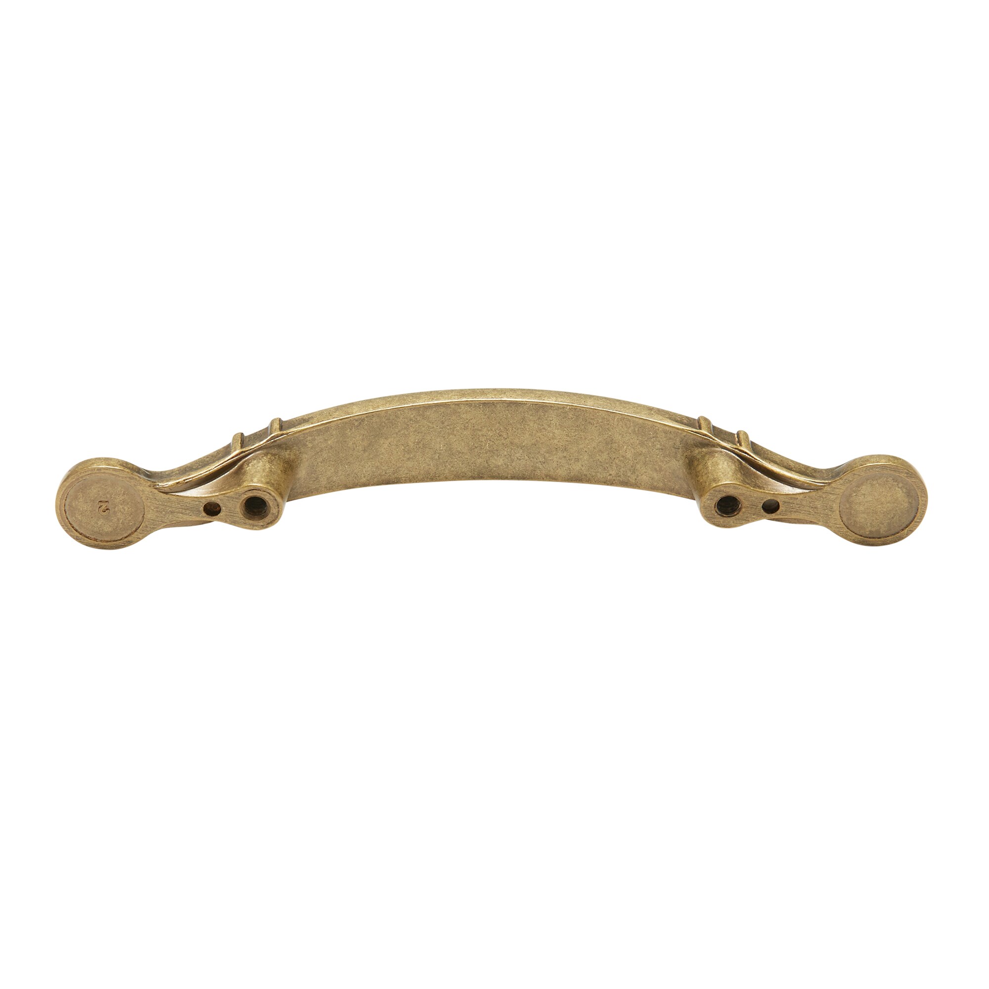 allen + roth 3-in Center to Center Aged Brass Arch Handle Drawer Pulls in  the Drawer Pulls department at