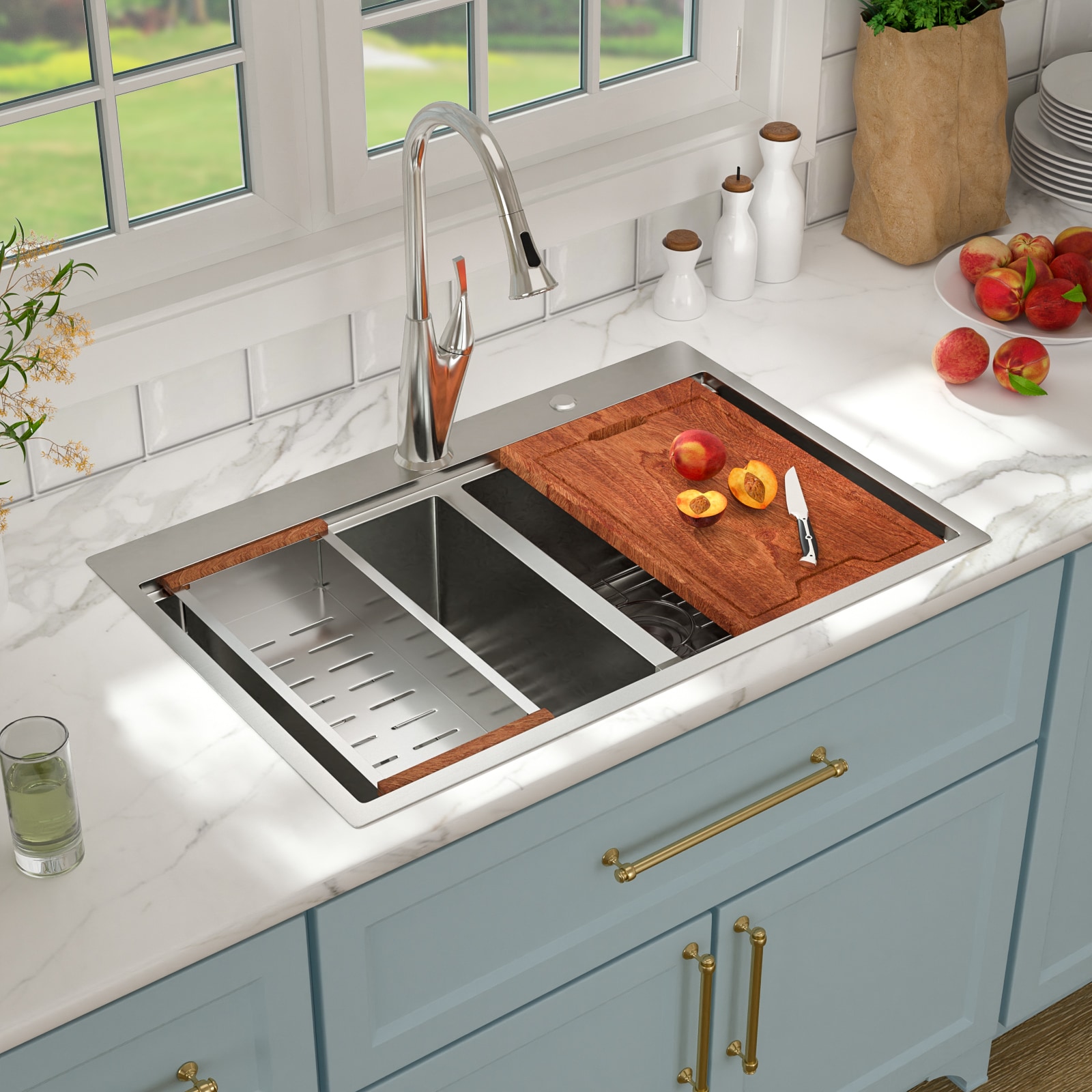 Lordear H-LTB3322R2-55 Kitchen-Sinks - View #5
