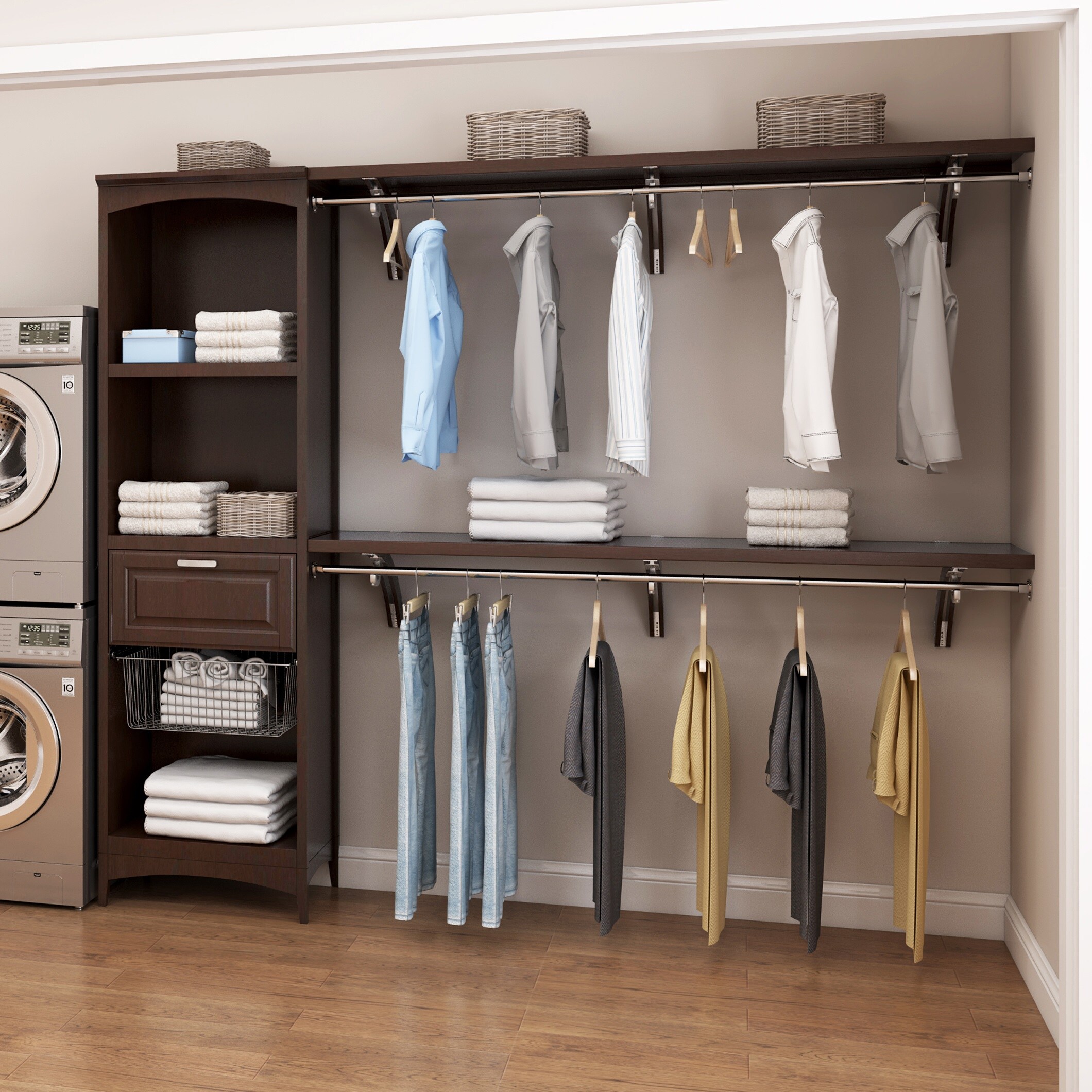 allen + roth WSLSB16J Wood-Closet-Hardware - View #5