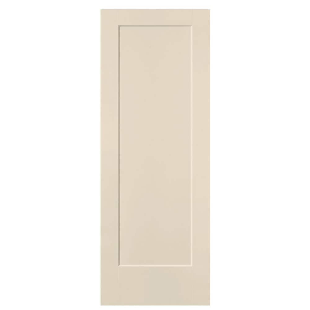 Masonite 883142 Lincoln Park 36-in x 80-in Cream-n-Sugar 1-panel square Smooth Solid core Prefinished Molded composite Slab Door