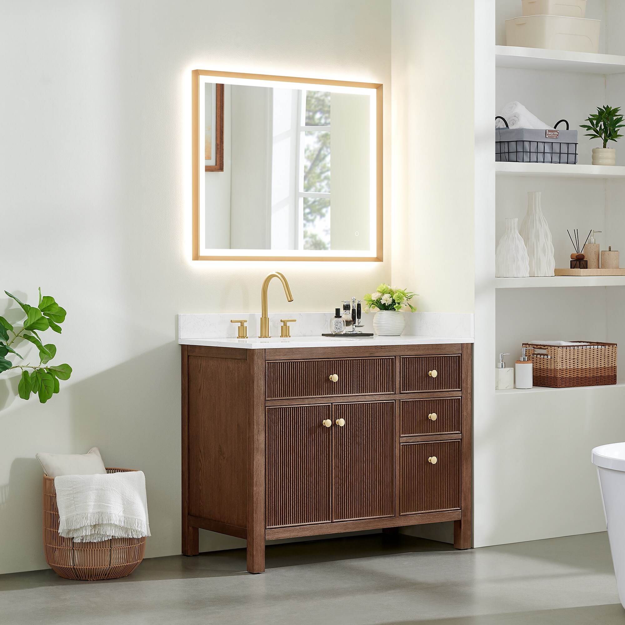 Altair 567042-BK-GW Bath-Vanity-Combo - View #3