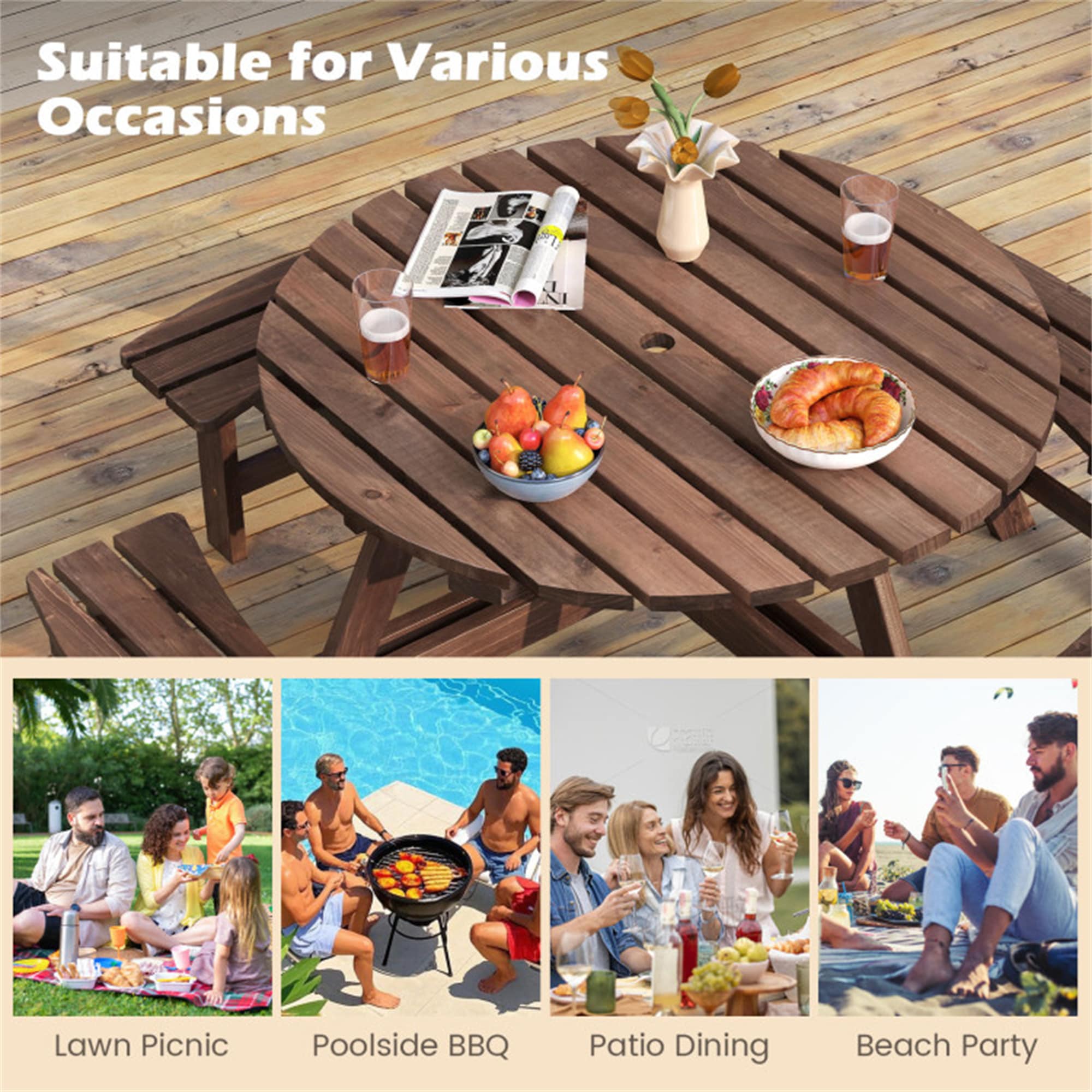 BABOOM BOM-19066-OR Picnic-Tables - View #9
