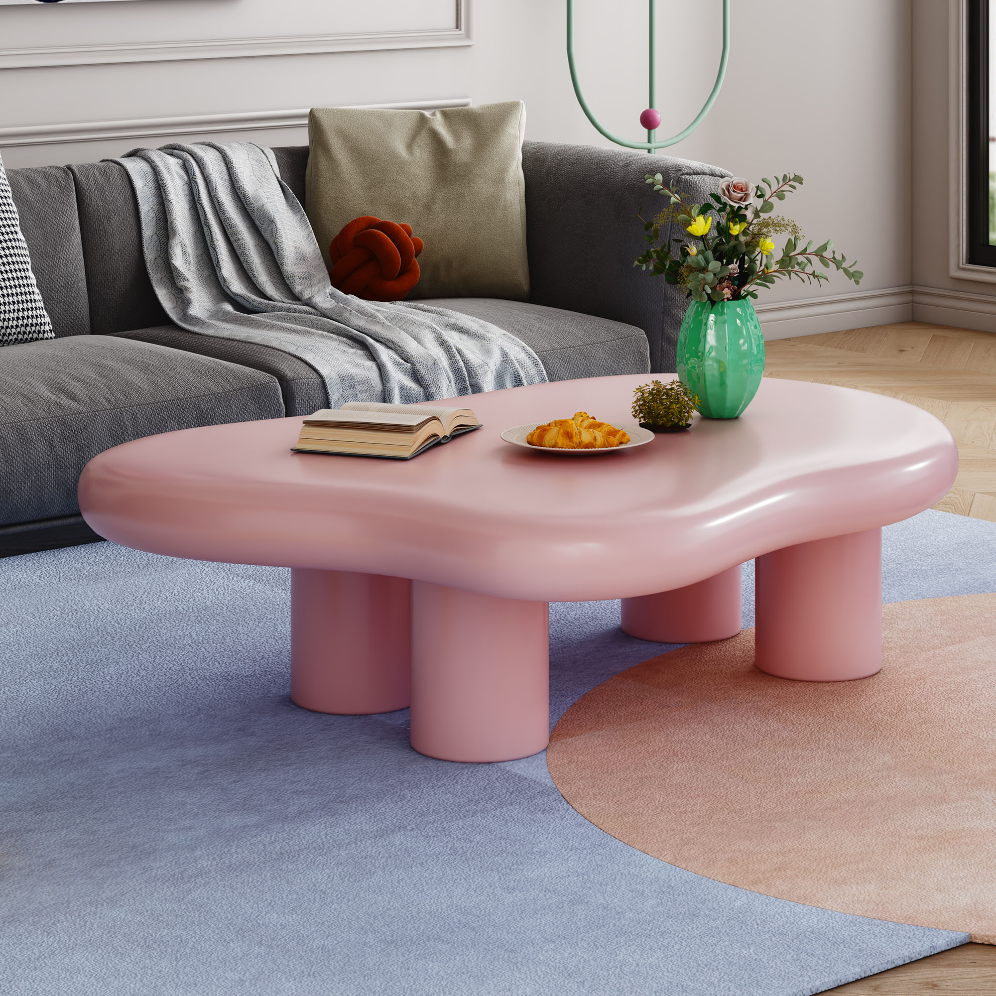 Oizaye DB-CT-3302PINK Coffee-Tables - View #9