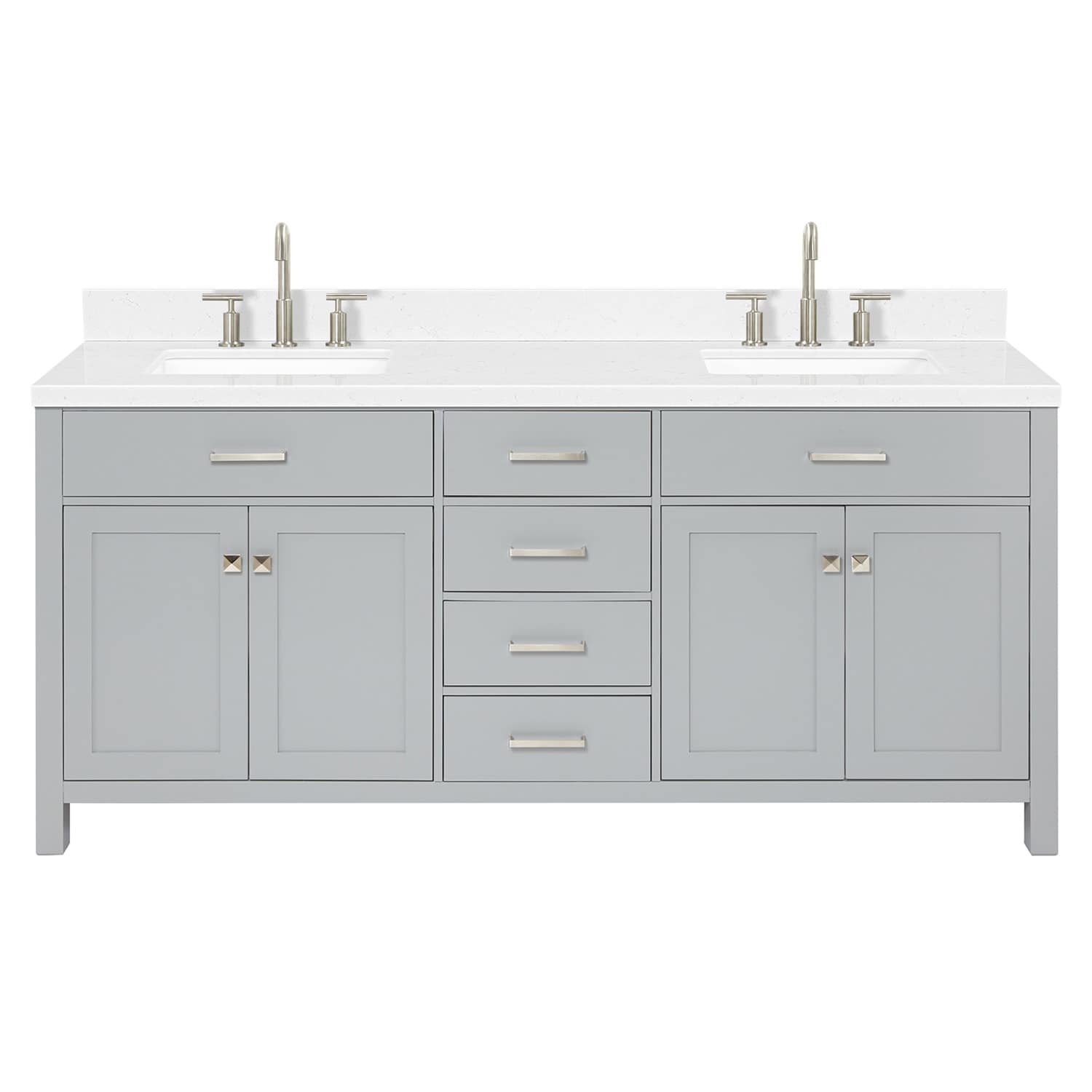 ARIEL H072DCQRVOGRY Bath-Vanity-Combo - View #2