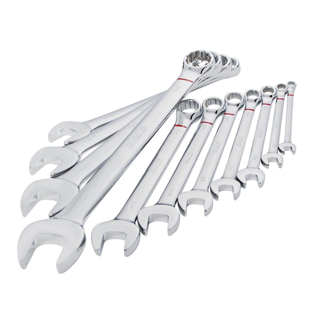 11-Piece METRIC Multiple Sizes Combination Ratcheting Wrench Set 11-Piece SAE 